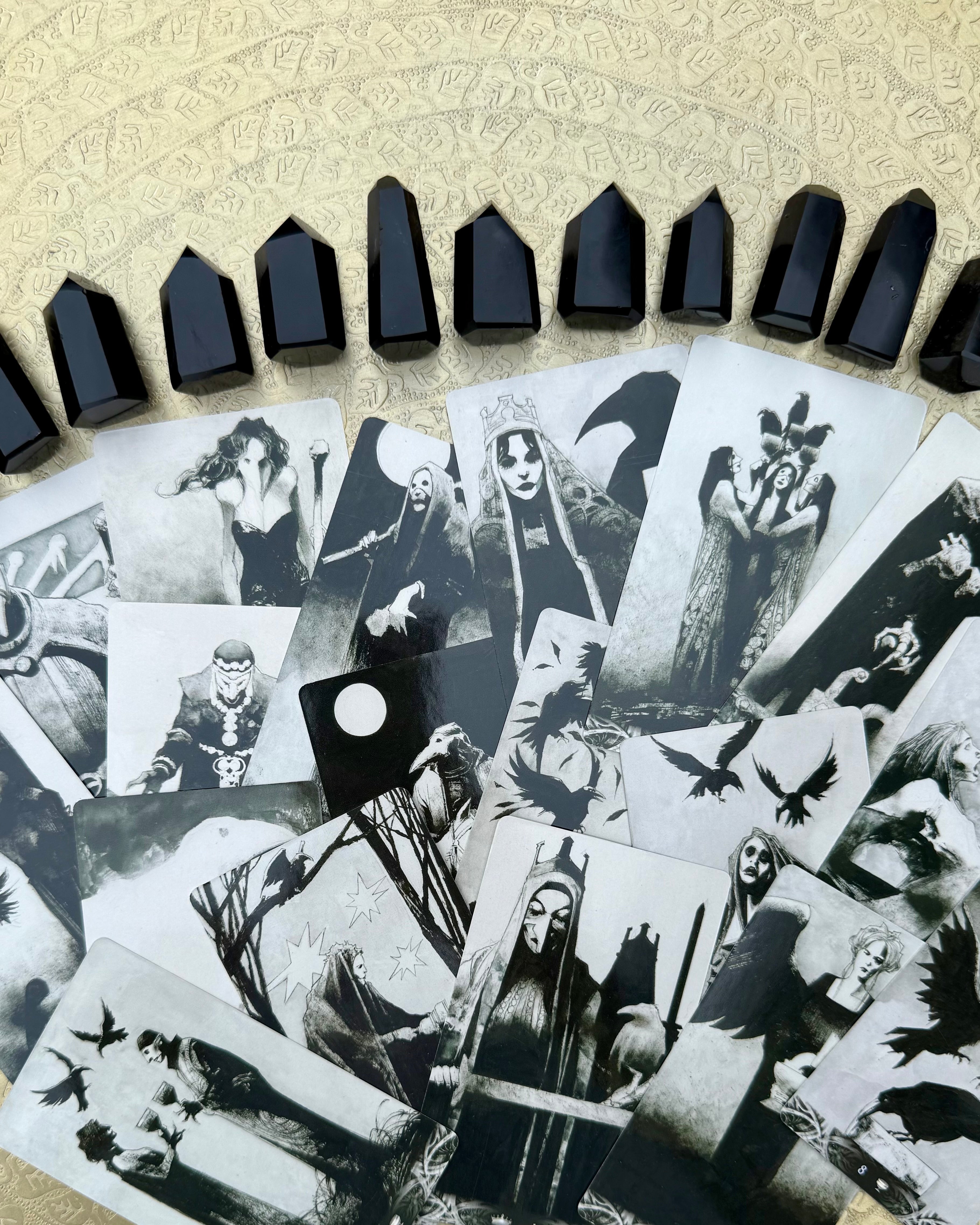 OPGØR MED INDRE DÆMONER - KORT OG KRYSTAL