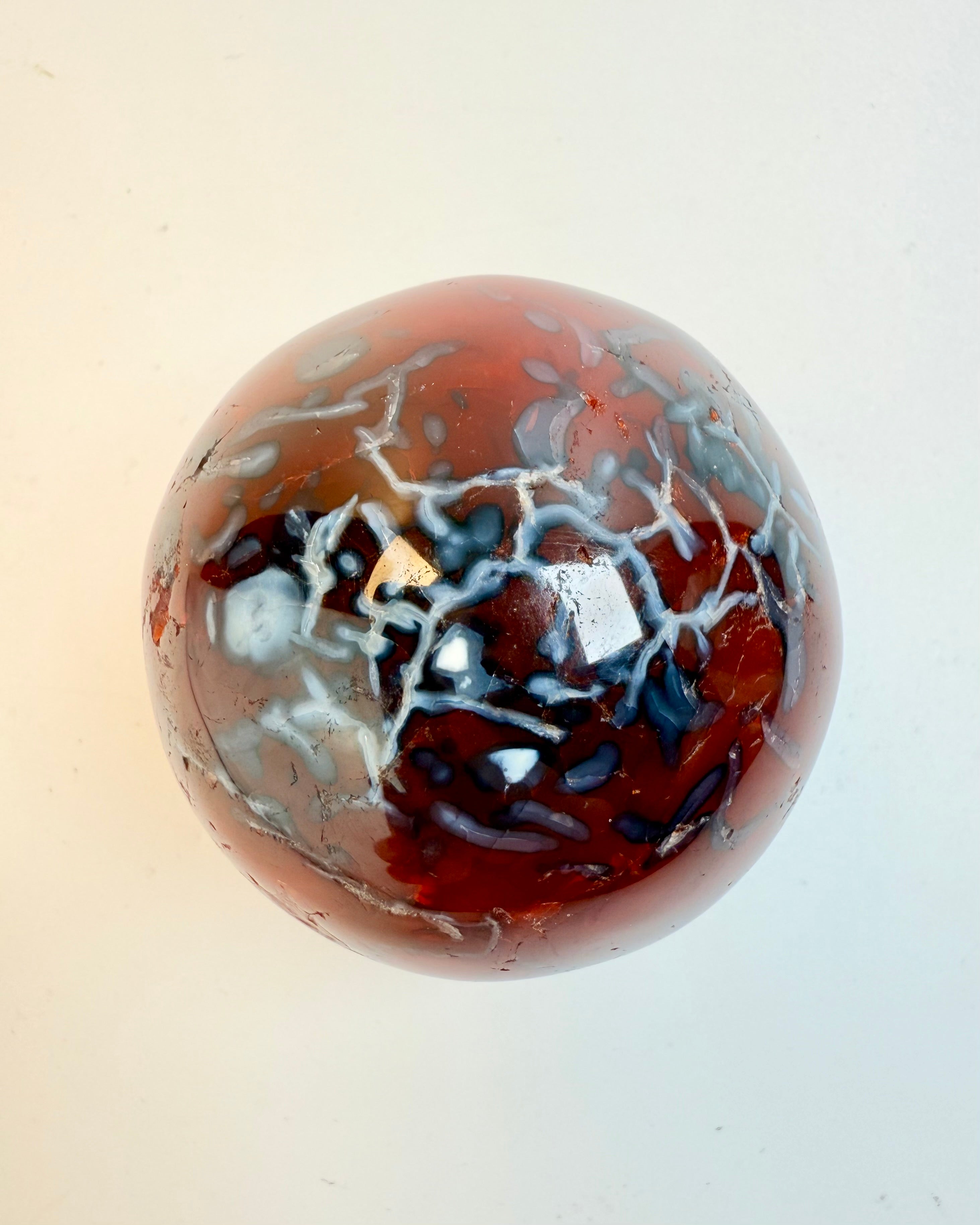 ØJNE I NATTEN - KRYSTALKUGLE - UNIKA