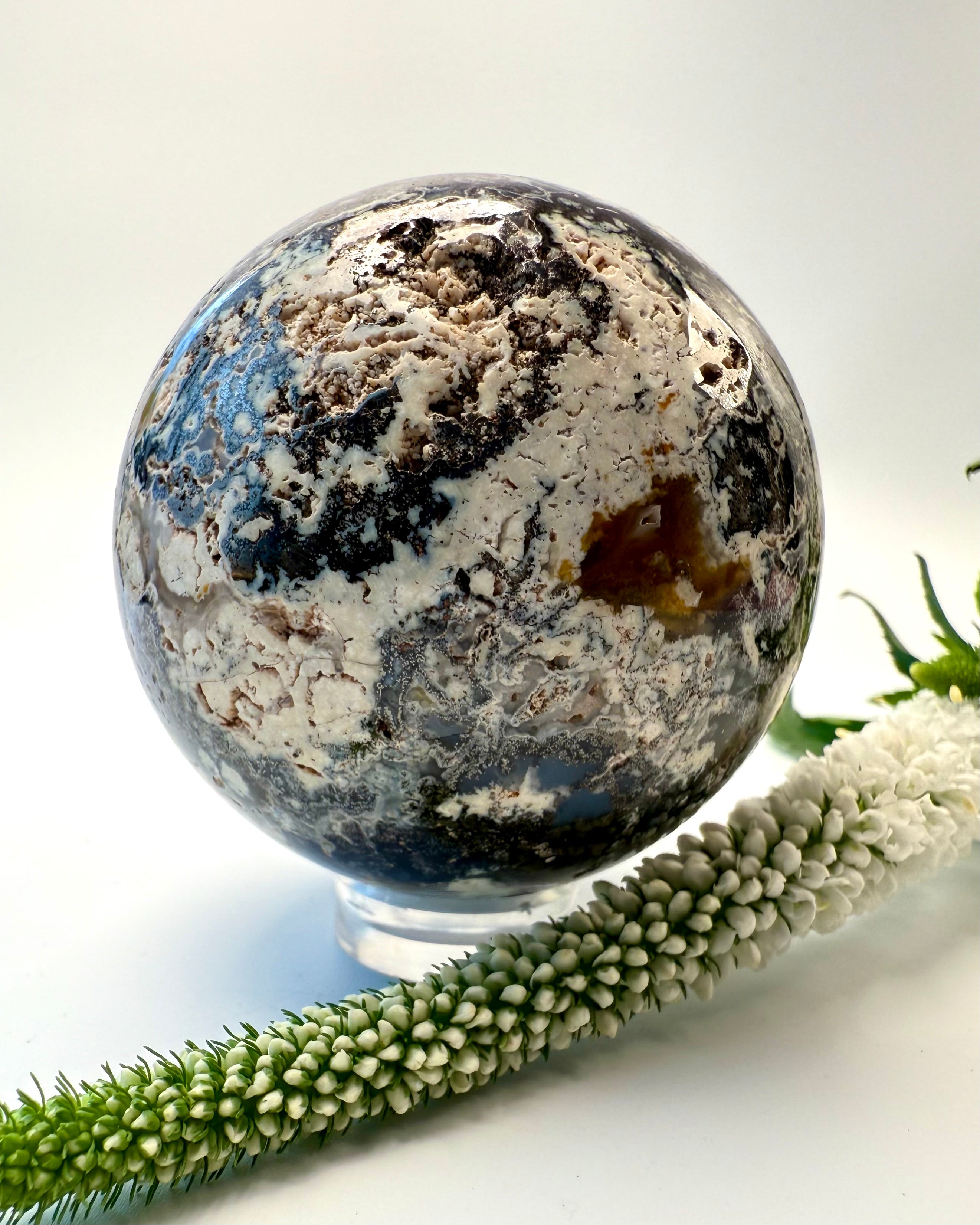 JEG VÆLGER LIVET - KRYSTALKUGLE - UNIKA