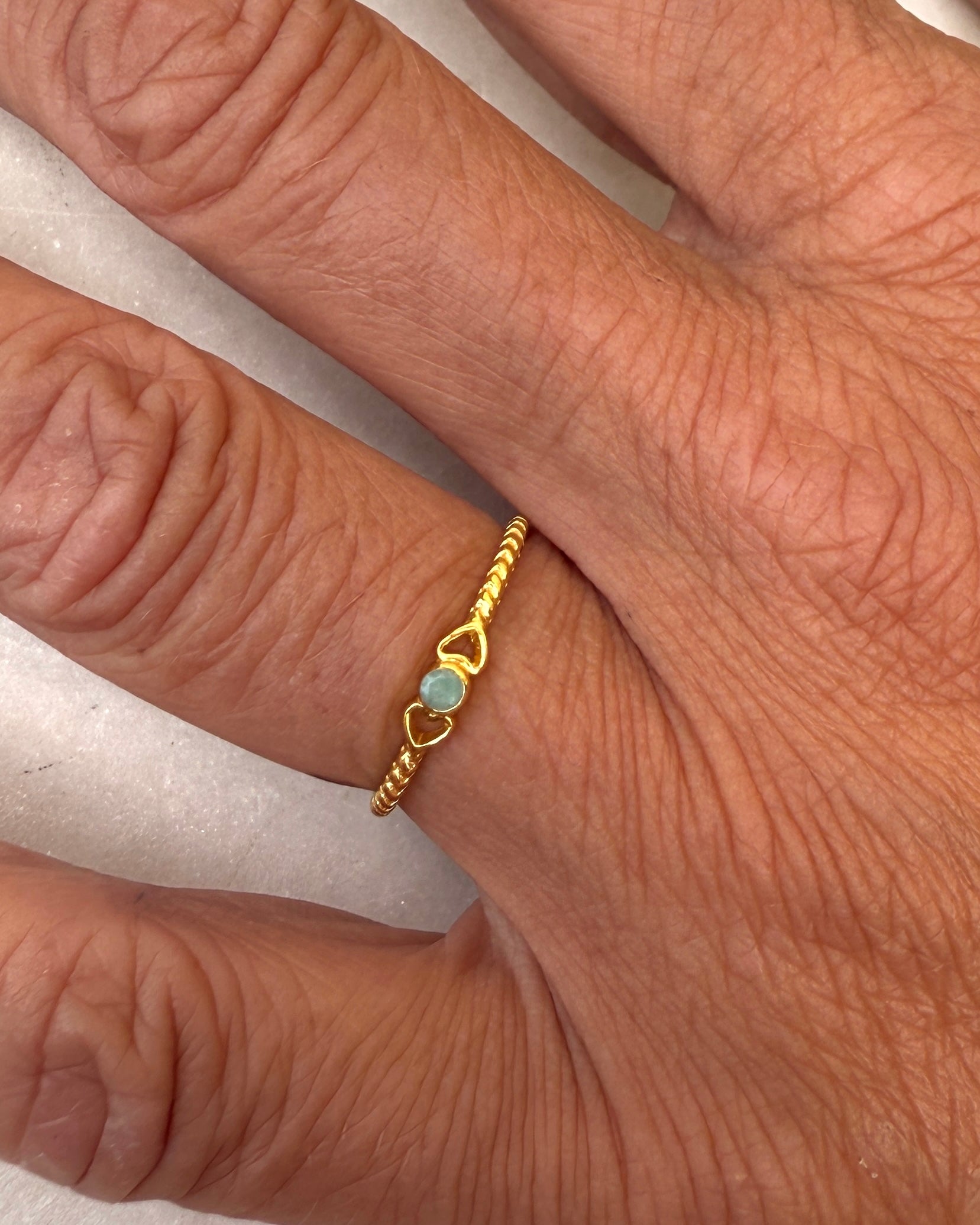 ÅBN DIT HJERTE - RING - UNIKA