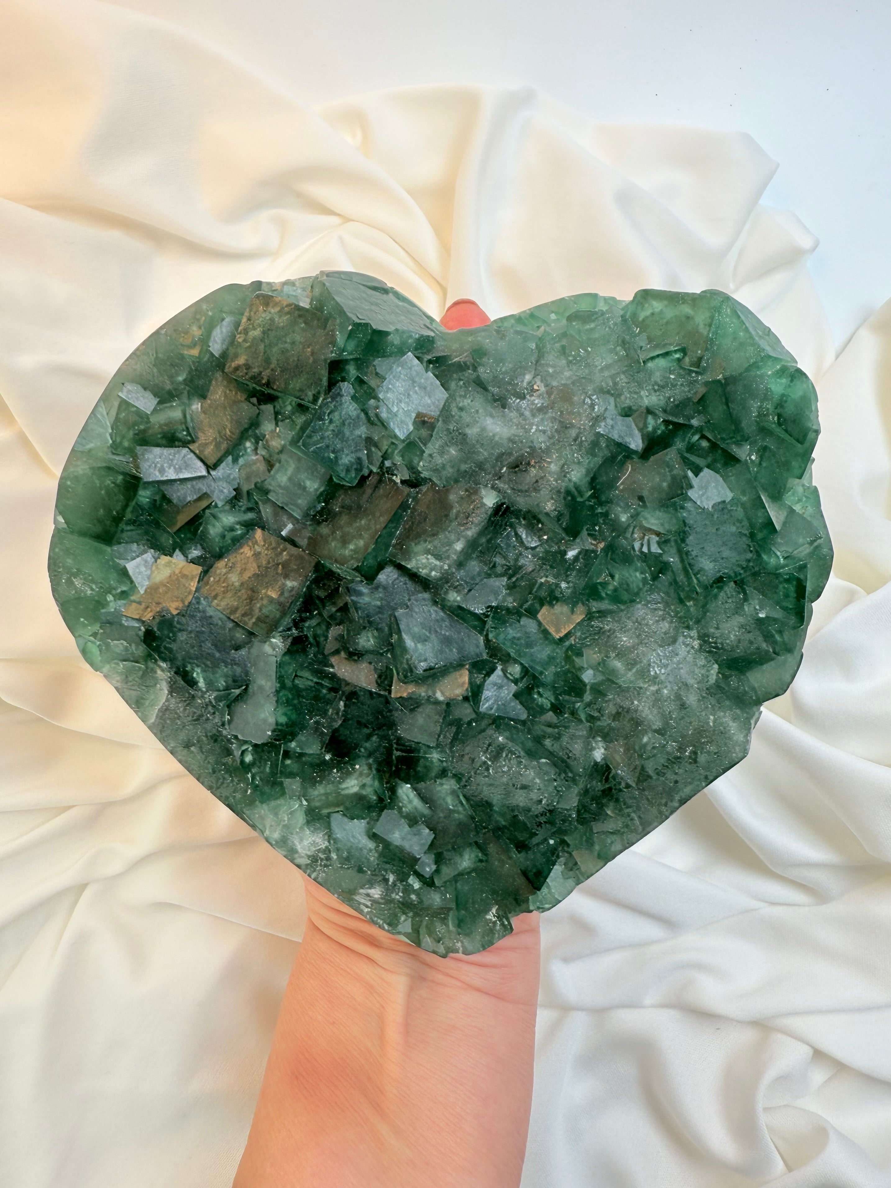 STÅ STÆRKT I DIG SELV - KRYSTALHJERTE - UNIKA