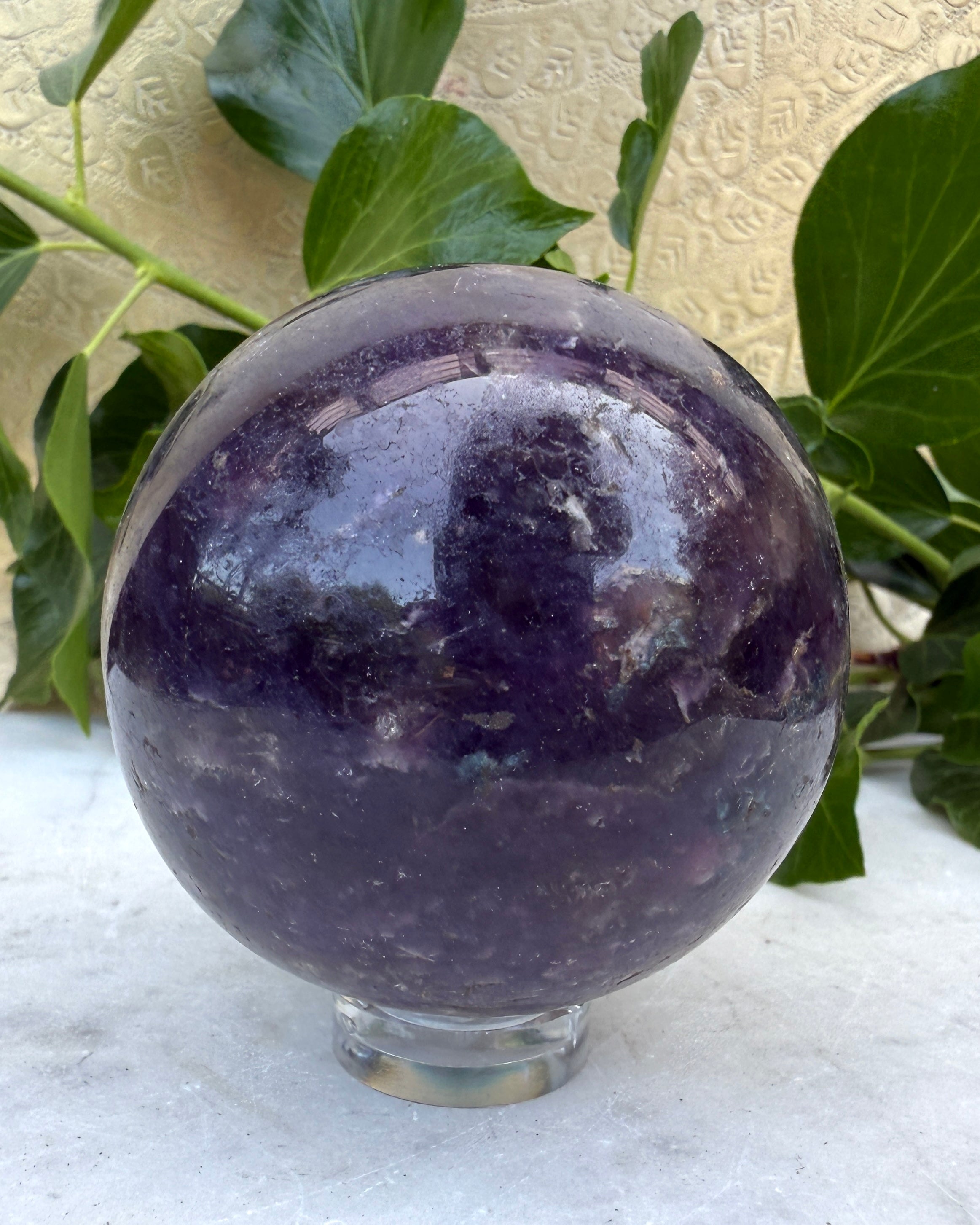 SPIRITUEL OPVÅGNING - KRYSTALKUGLE - UNIKA