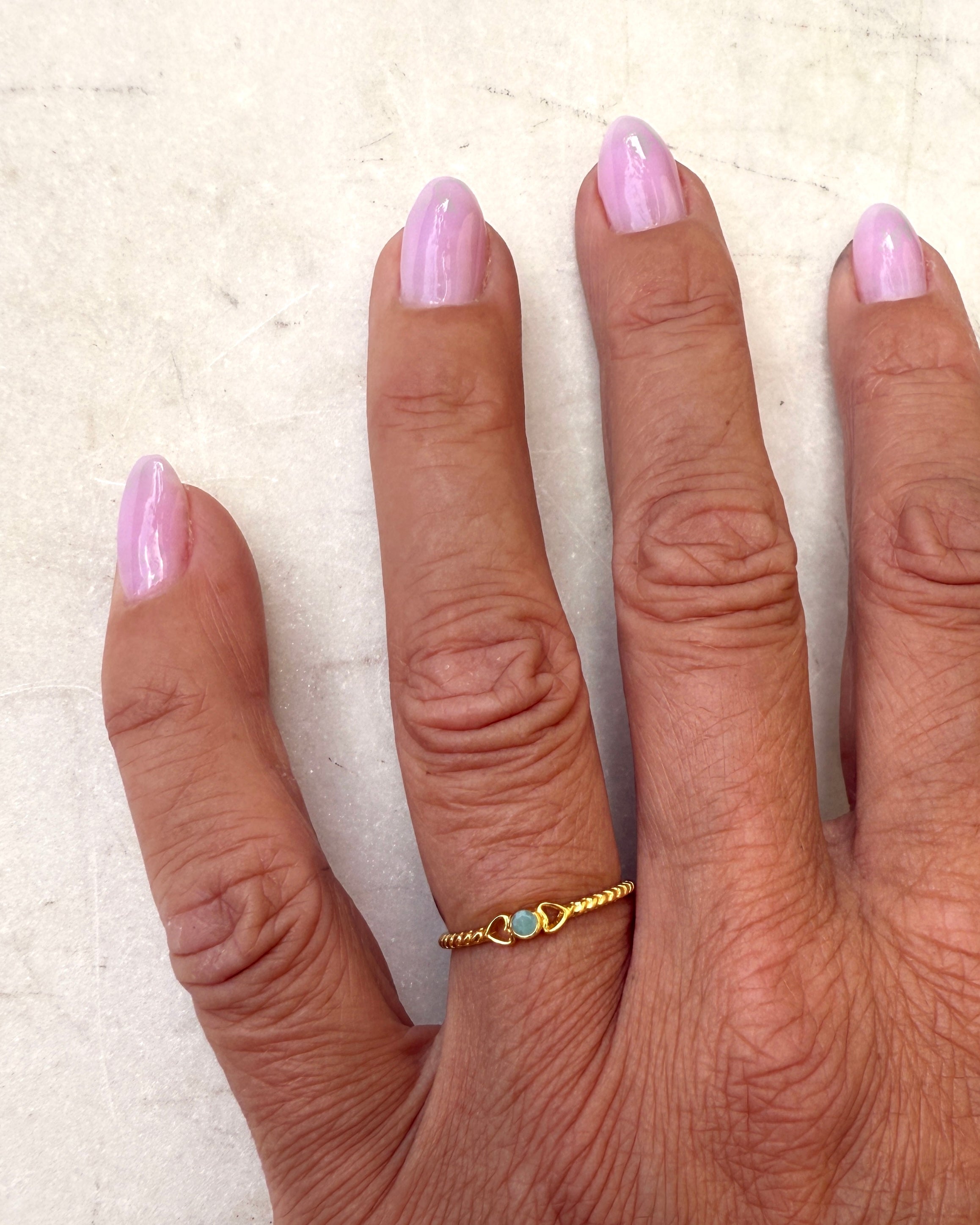 ÅBN DIT HJERTE - RING - UNIKA