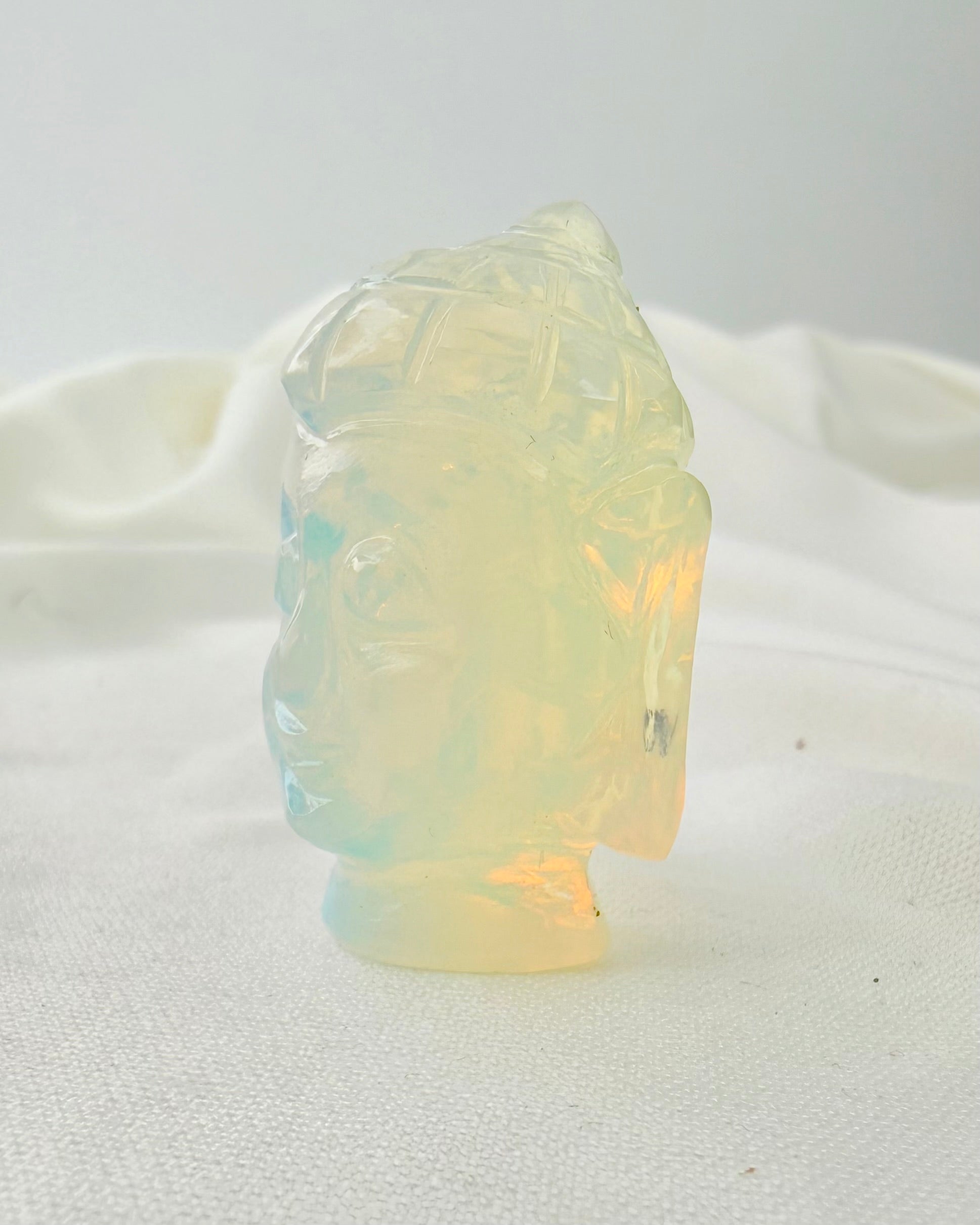 GUDDOMMELIGT LYS - BUDDHA - KRYSTAL