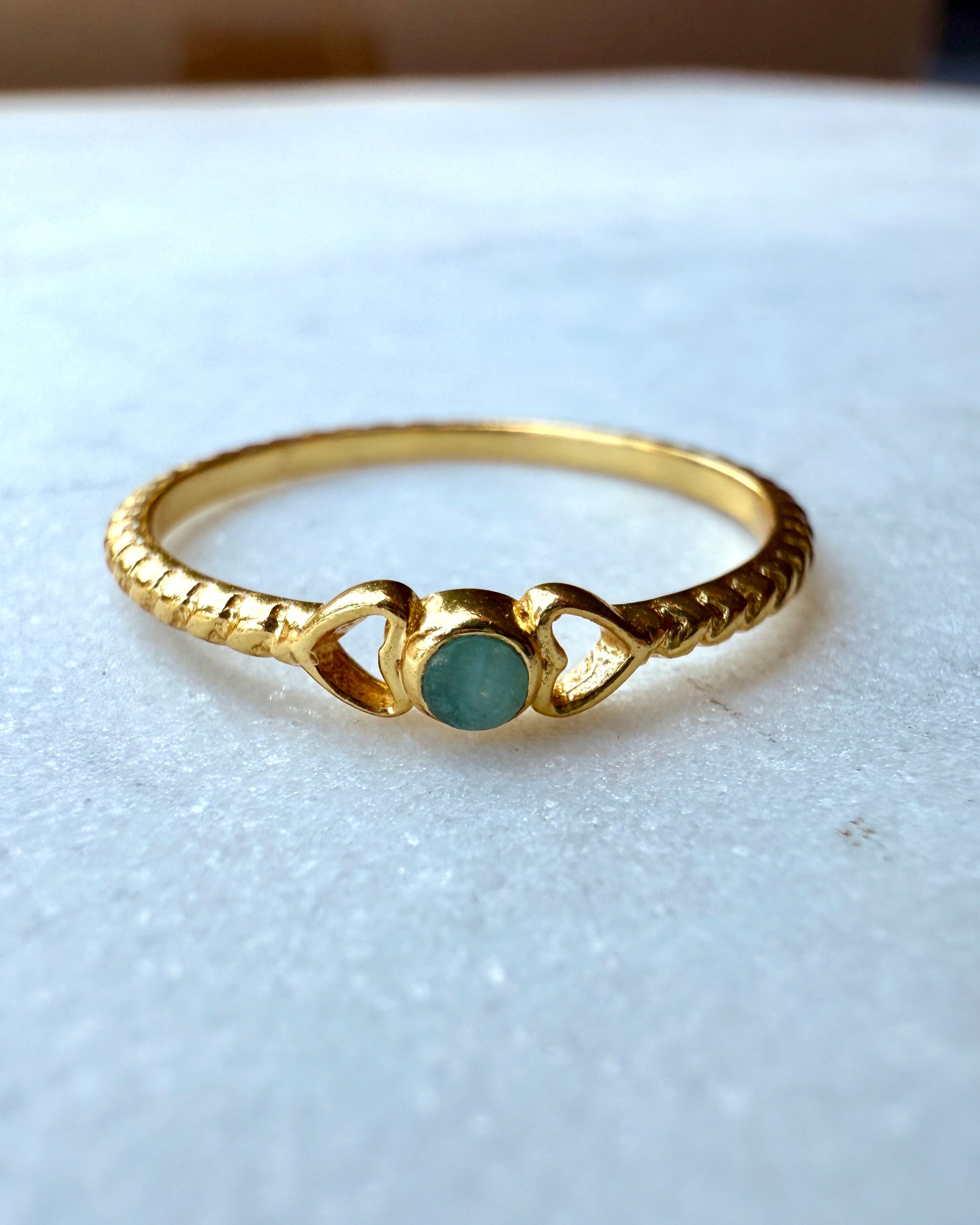 ÅBN DIT HJERTE - RING - UNIKA