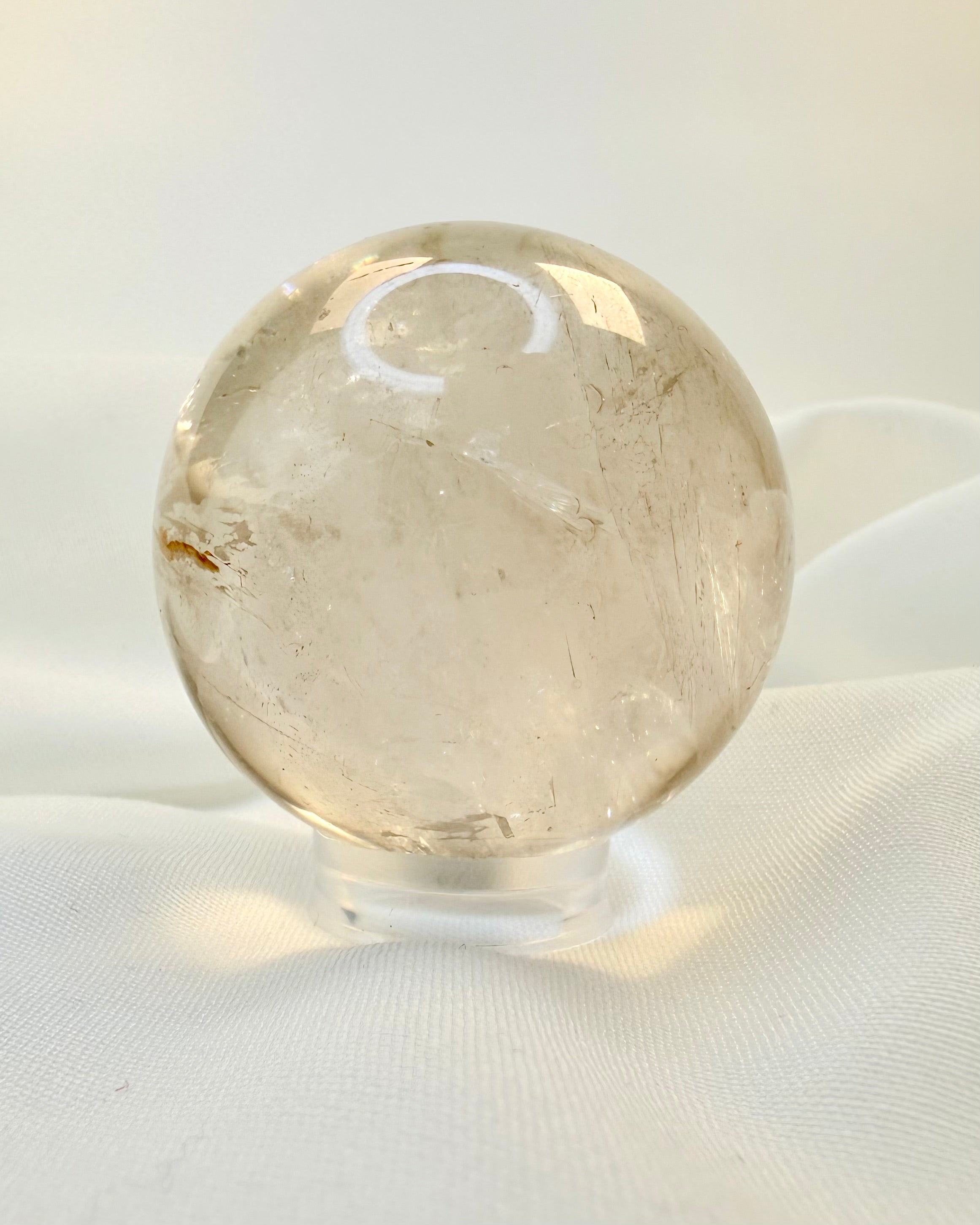 JEG ER KLAR - KRYSTALKUGLE - UNIKA