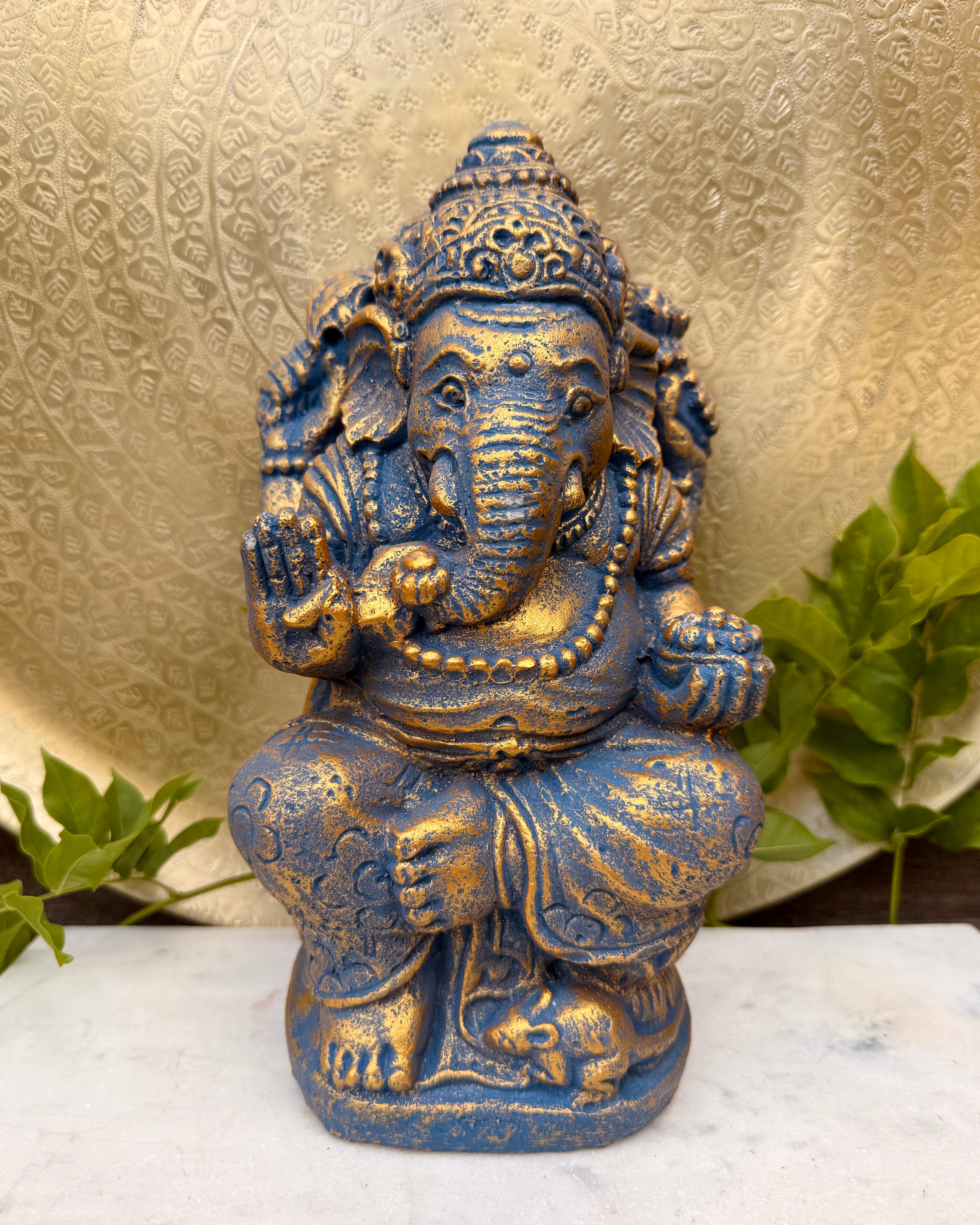 VISDOM OG RIGDOM HÅND I HÅND - FIGUR - UNIKA