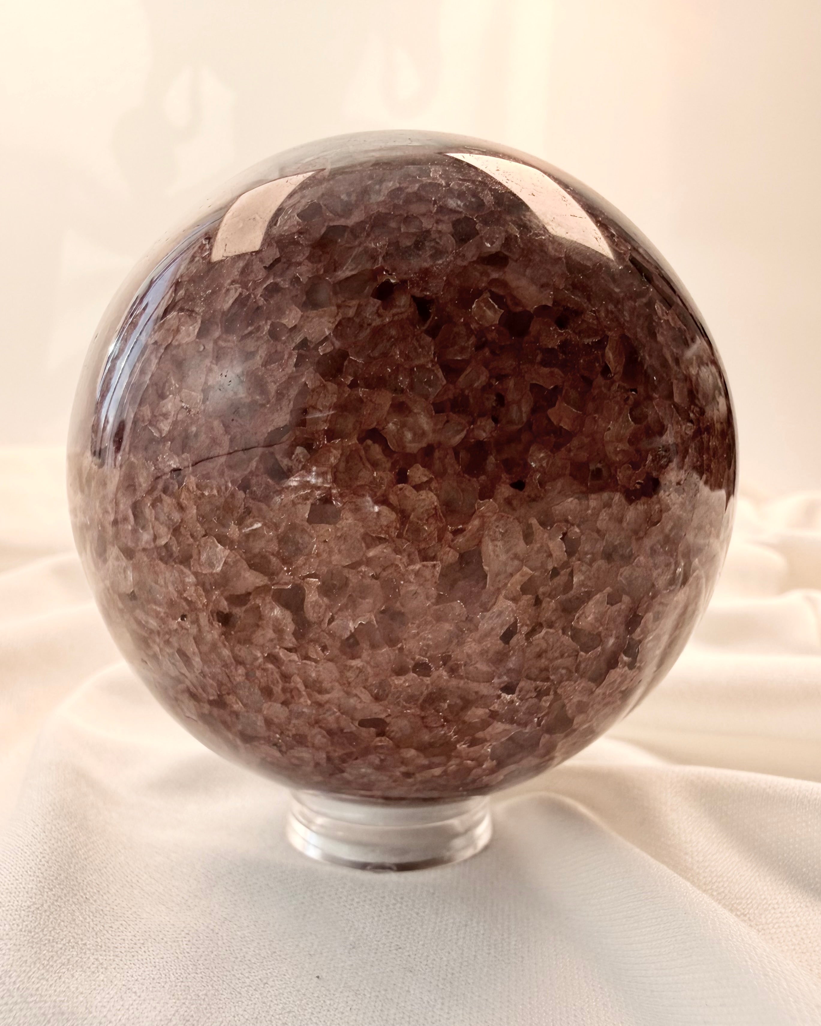 LINDRING AF SMERTE - KRYSTALKUGLE - UNIKA