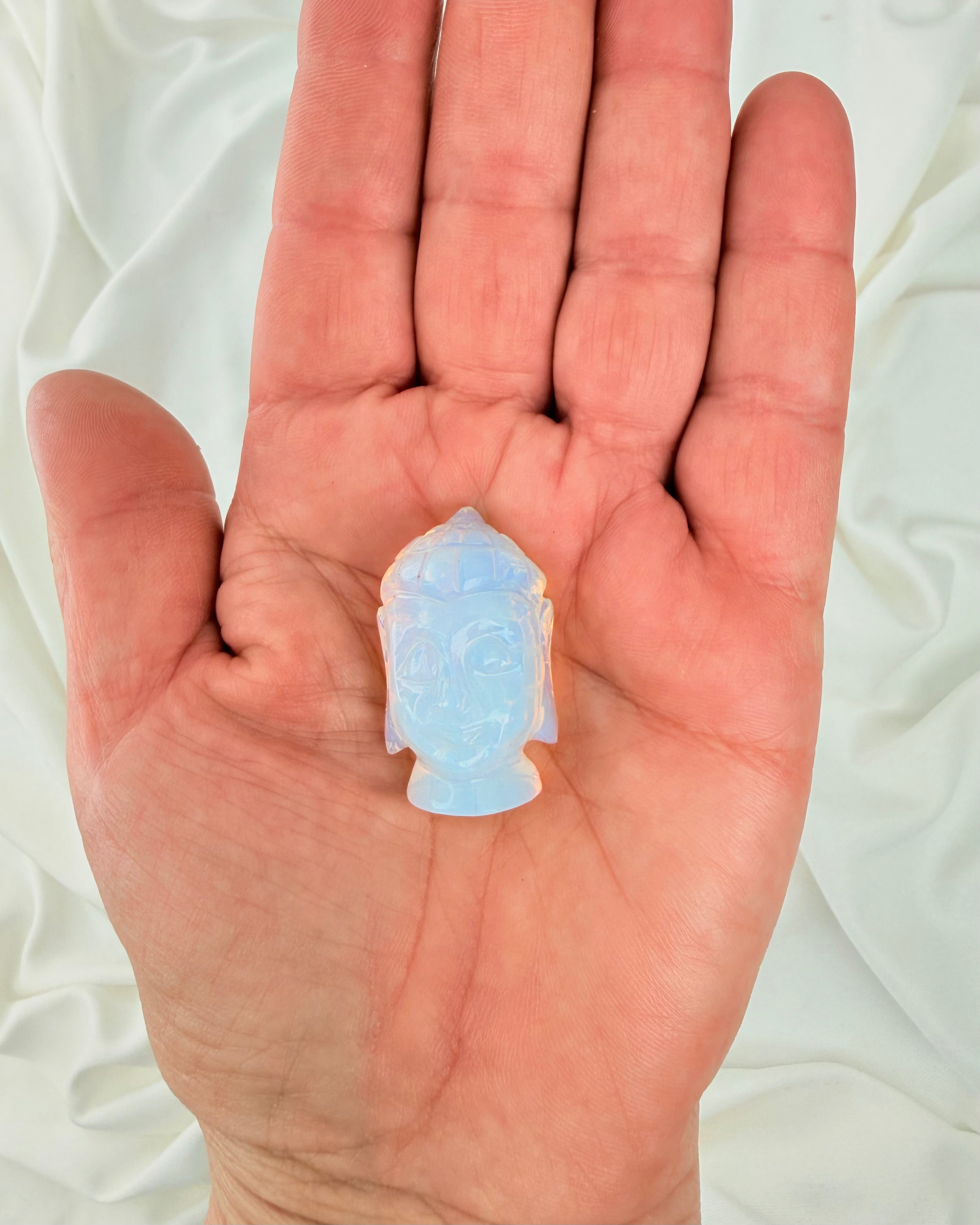 GUDDOMMELIGT LYS - BUDDHA - KRYSTAL