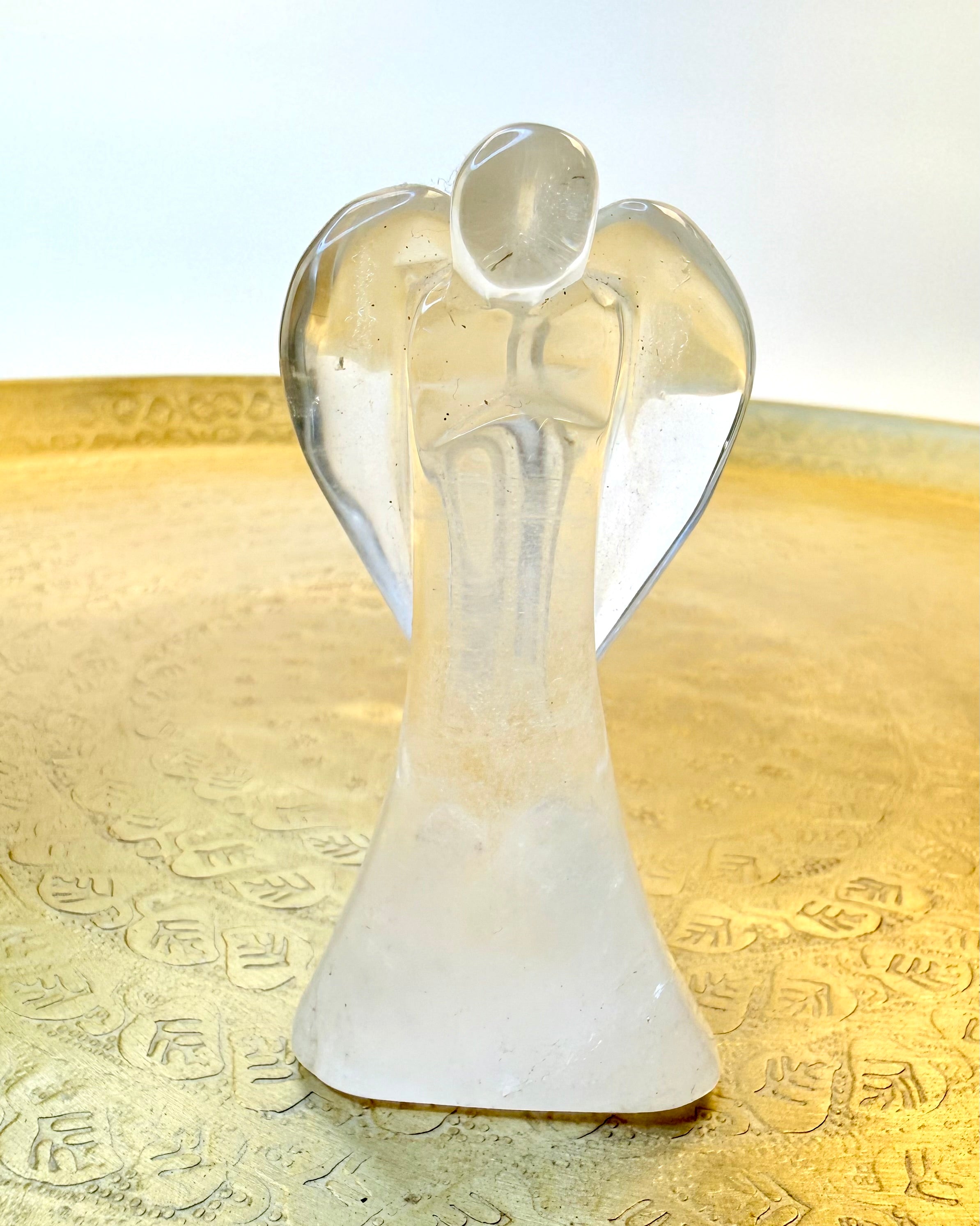 EN KAPPE AF HVIDT LYS - ENGEL - UNIKA