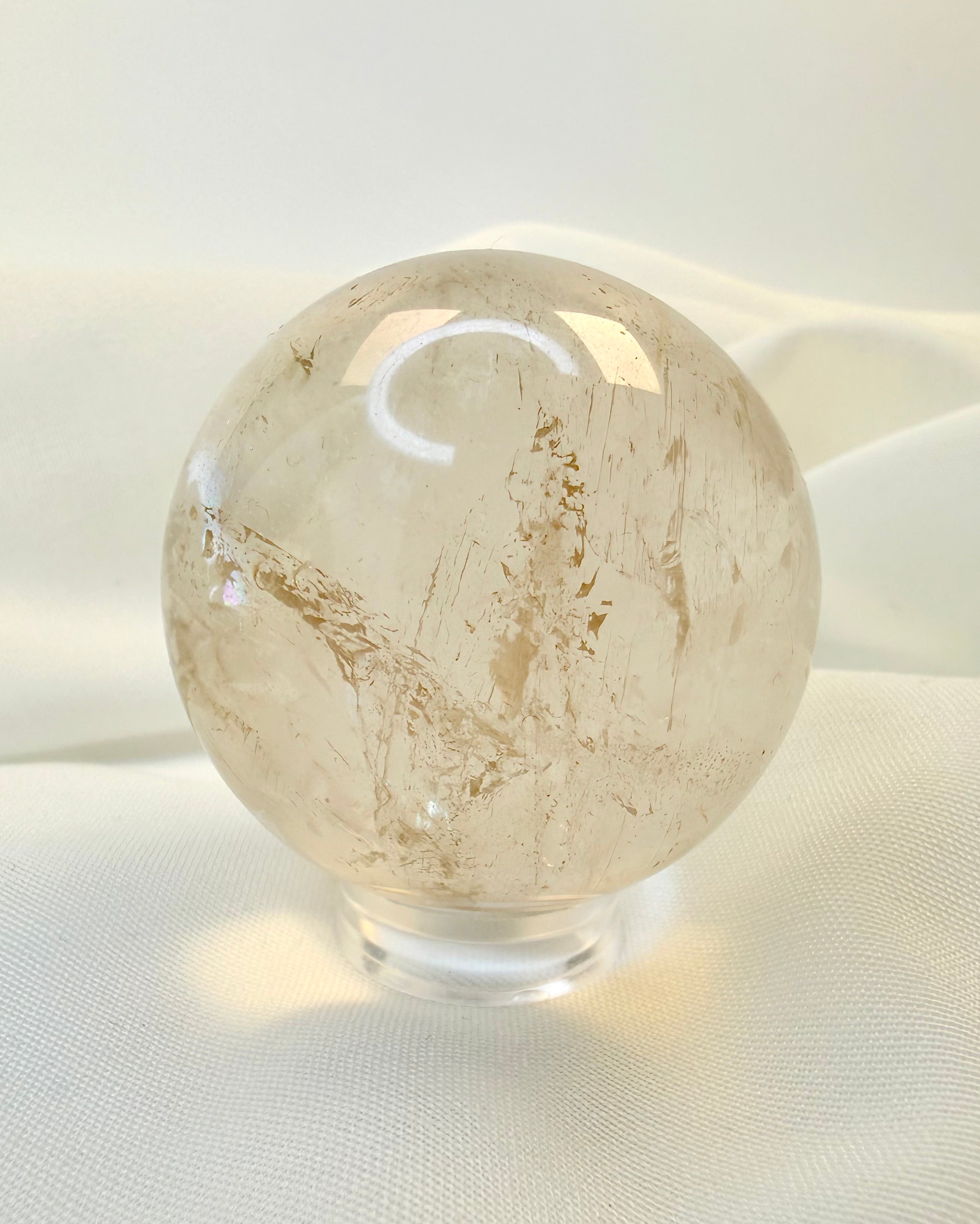 JEG ER KLAR - KRYSTALKUGLE - UNIKA