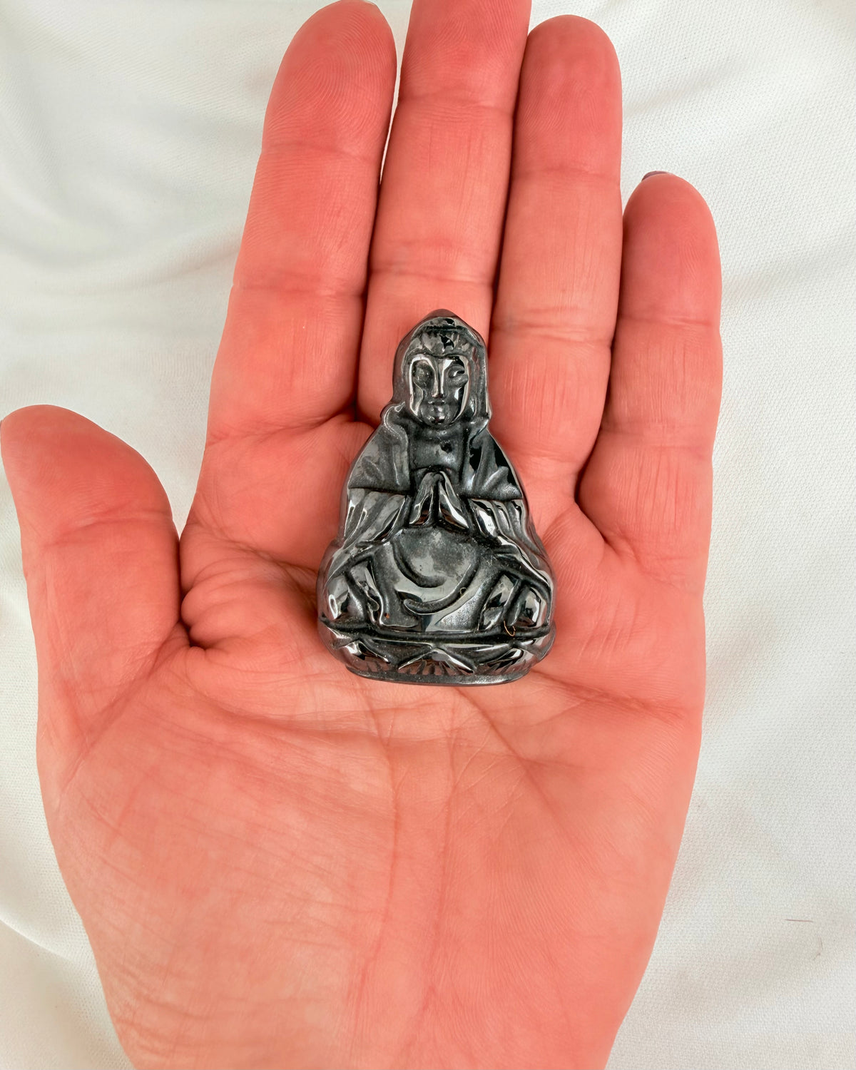 BESKYT DIT PERSONLIGE RUM OG SKAB JORDFORBINDELSE - BUDDHA - KRYSTAL