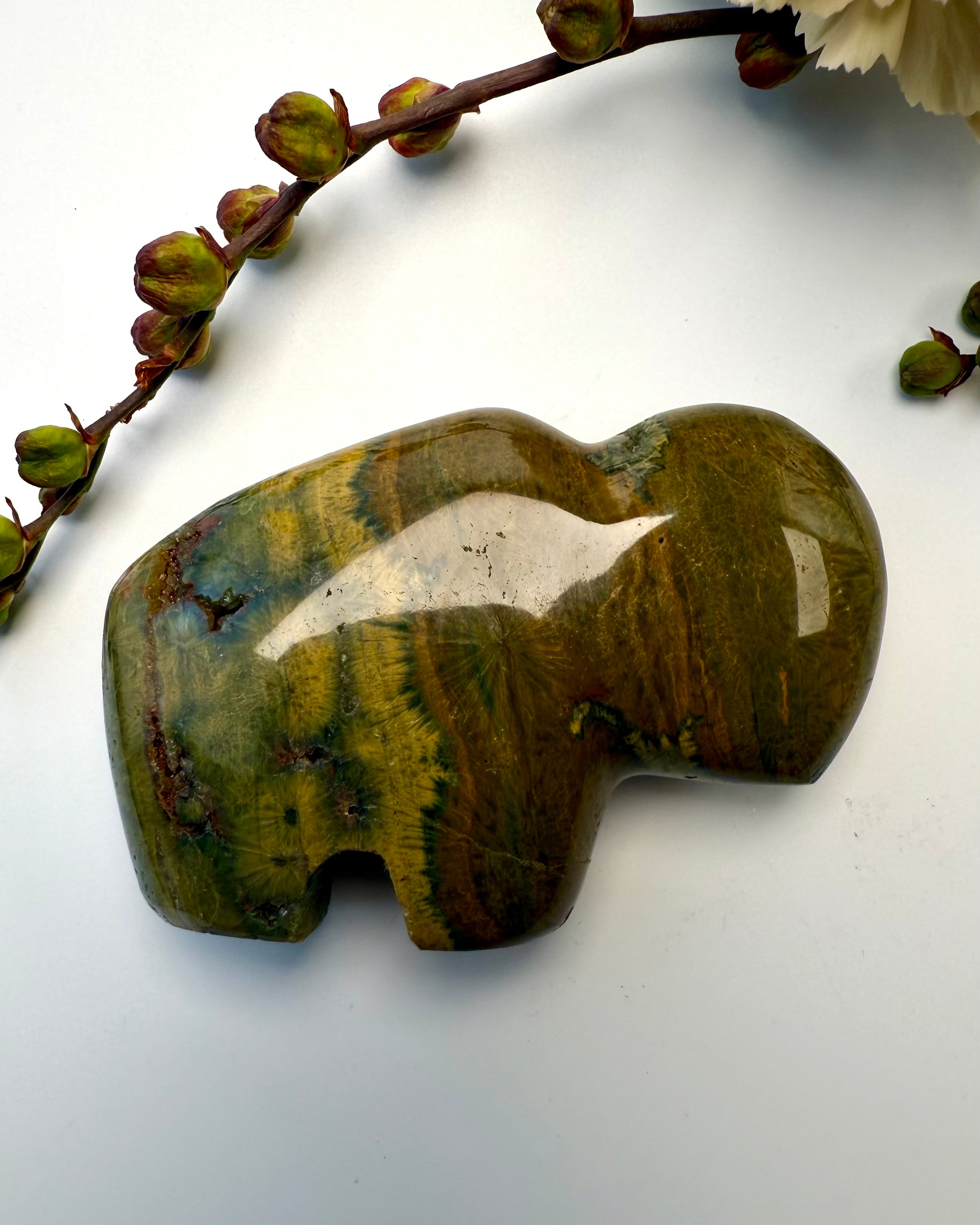 LÆNGSLENS SMERTE - BØFFEL TOTEM - UNIKA