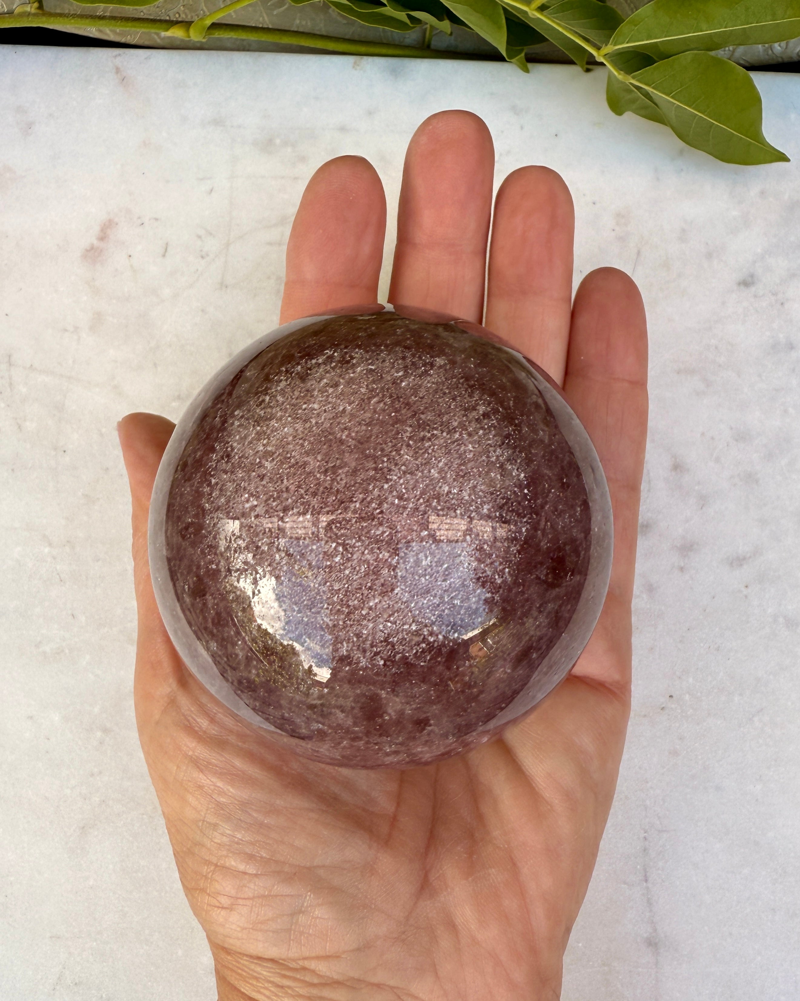 SELVKÆRLIGHED - KRYSTALKUGLE - UNIKA