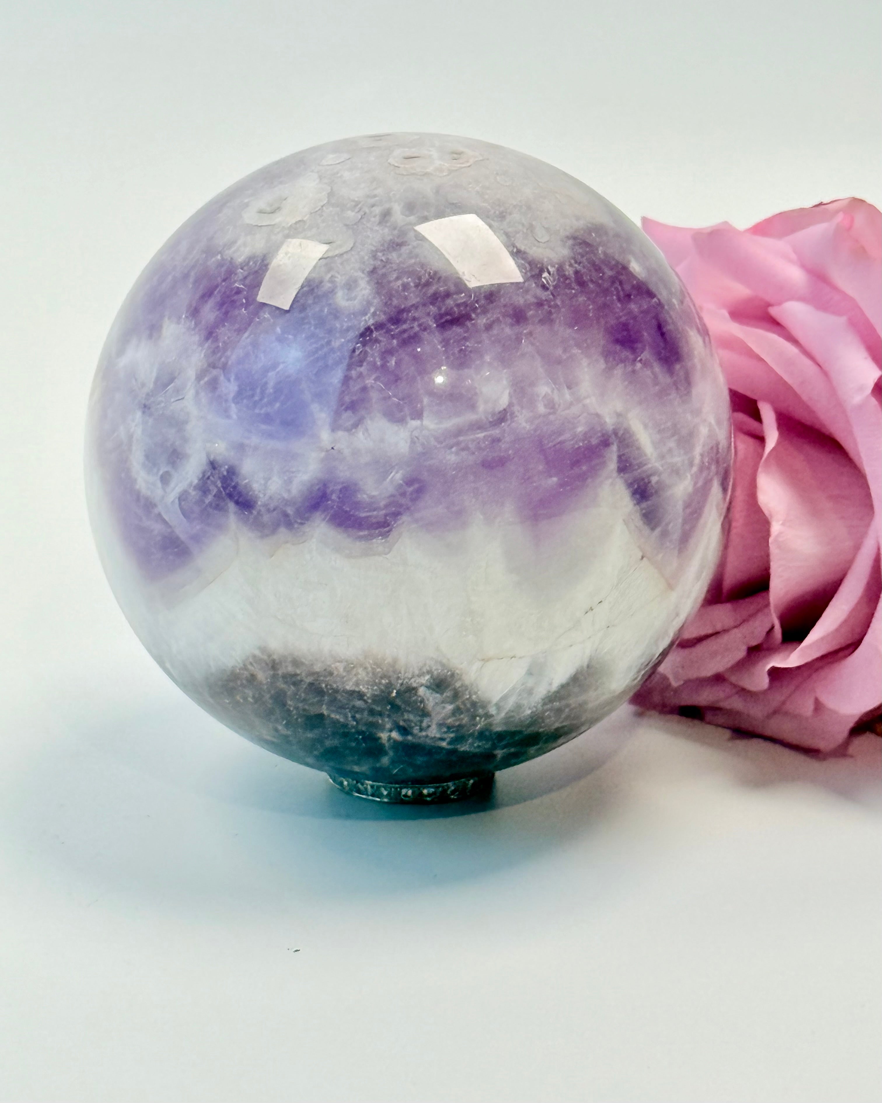 THE VIOLET - KRYSTALKUGLE - UNIKA