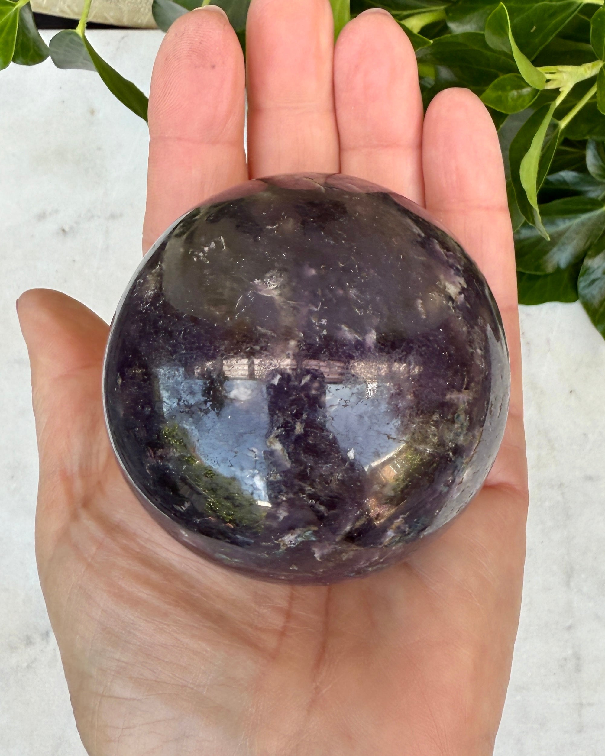 SPIRITUEL OPVÅGNING - KRYSTALKUGLE - UNIKA