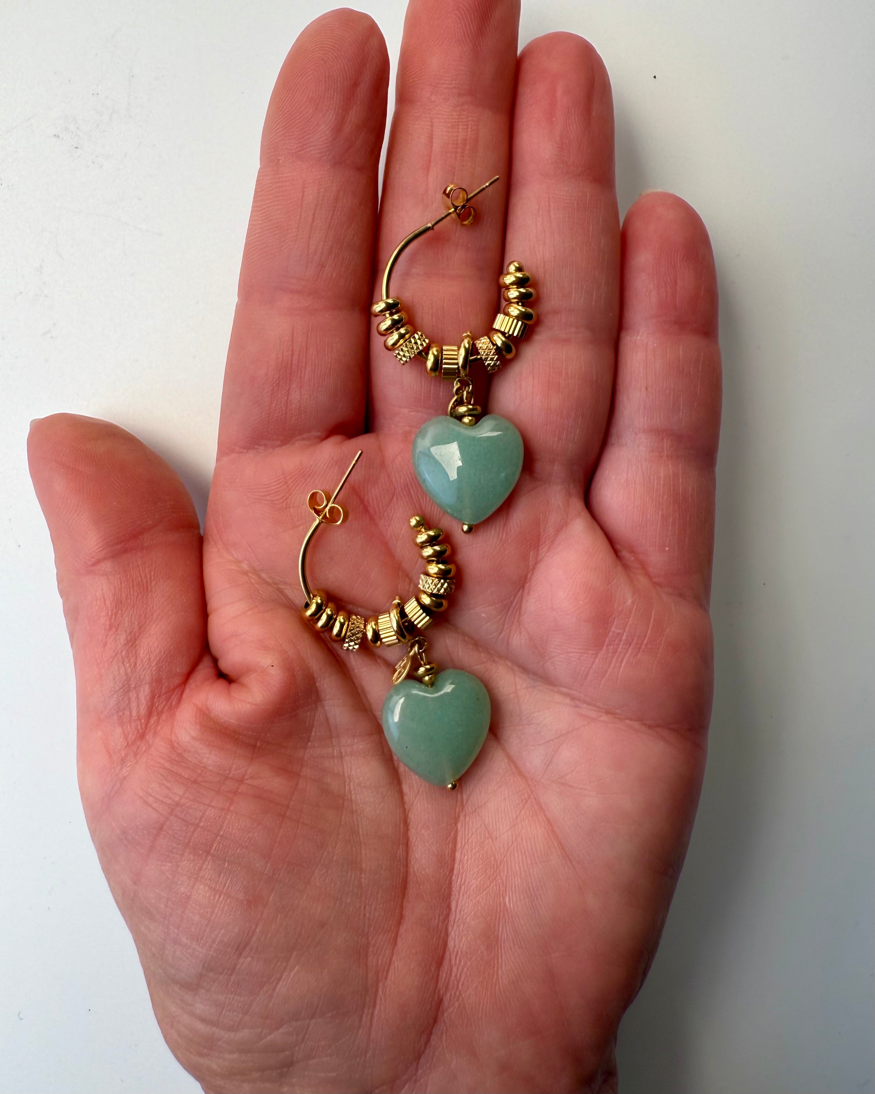 TRUST YOUR HEART - ØRERINGE - UNIKA