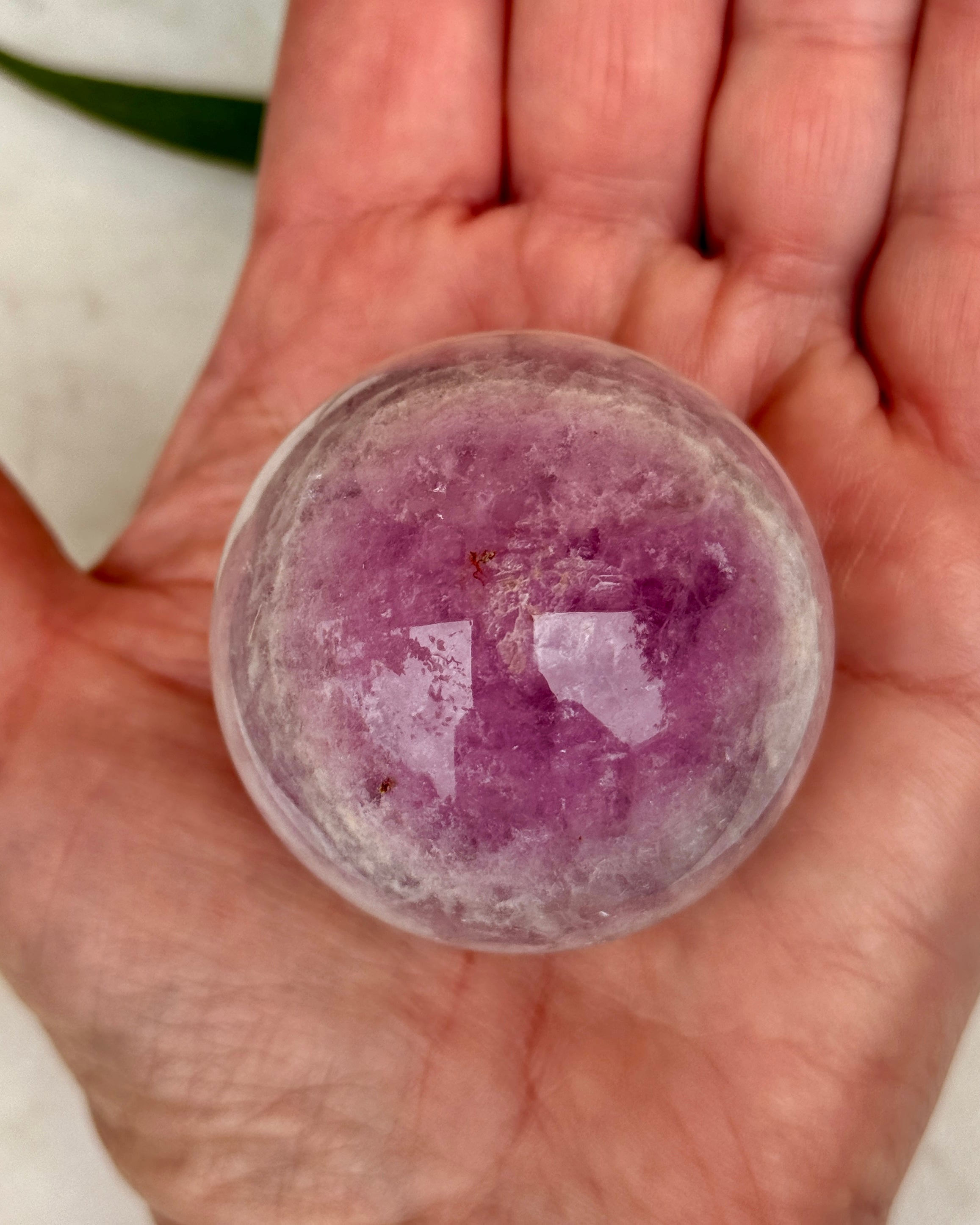 ACCEPT OG FORSTÅELSE - KRYSTALKUGLE - UNIKA