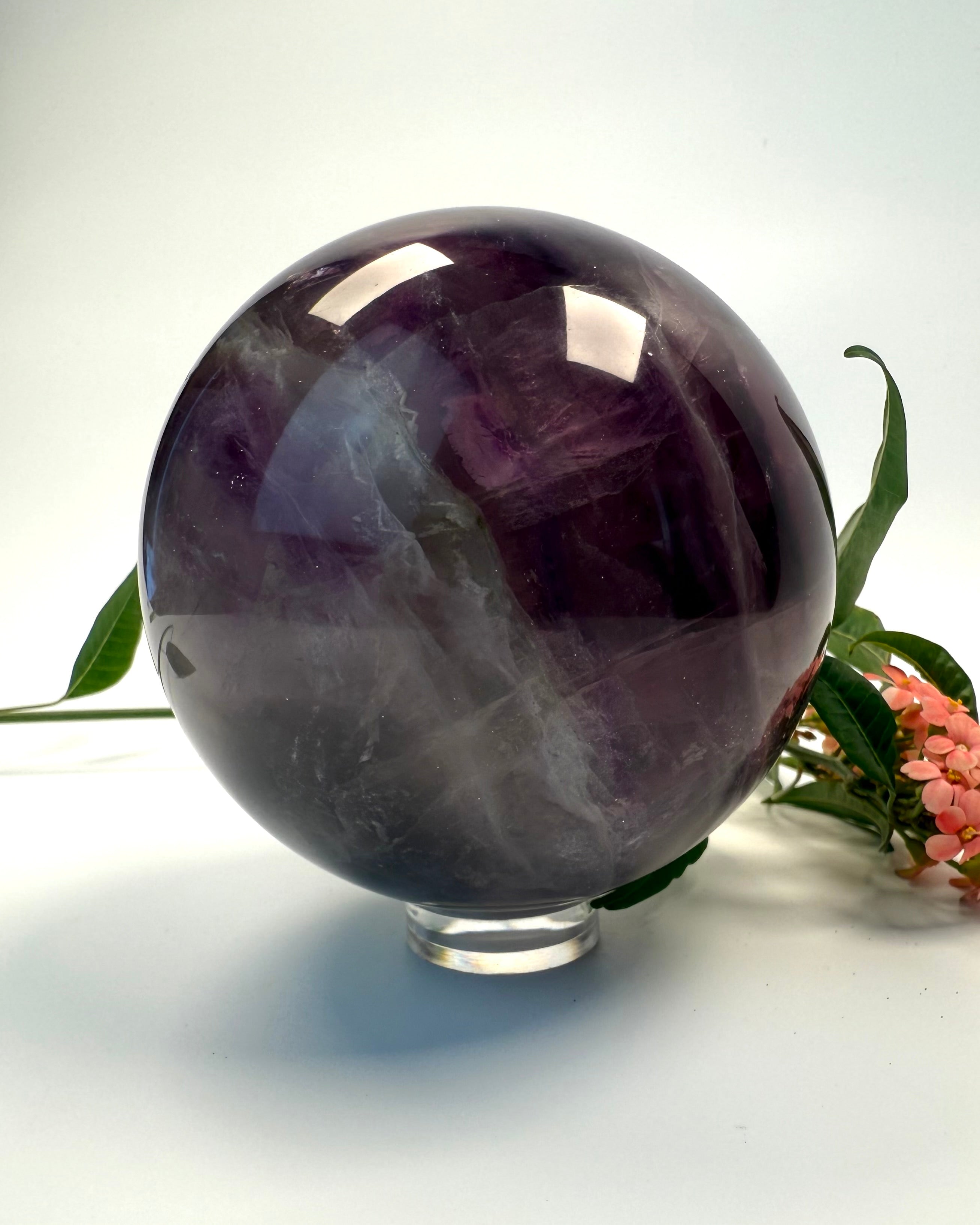 SPIRITUEL VEJVISER - KRYSTALKUGLE - UNIKA