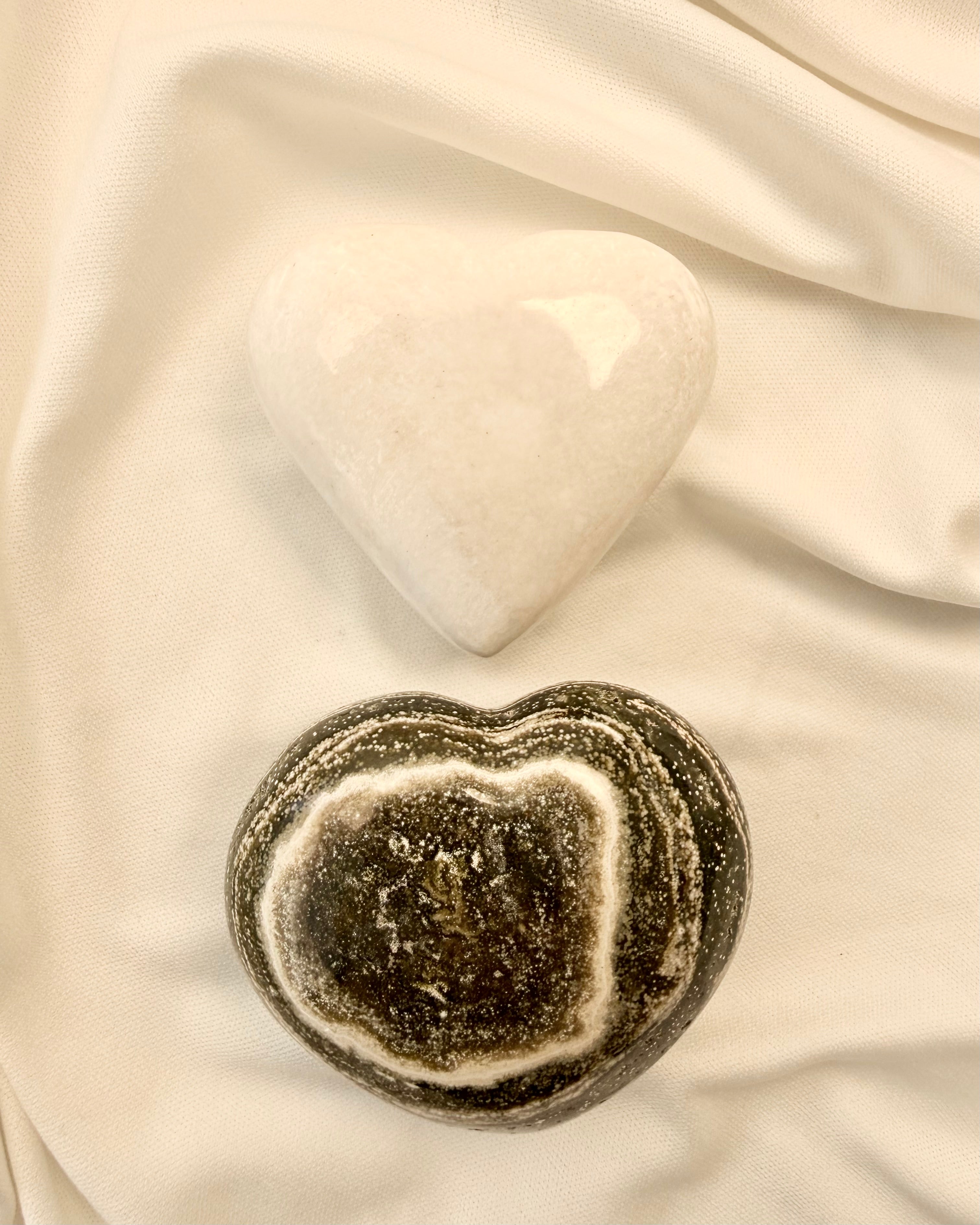 UTÆMMET VILDSKAB - KRYSTALHJERTER - PAR - UNIKA