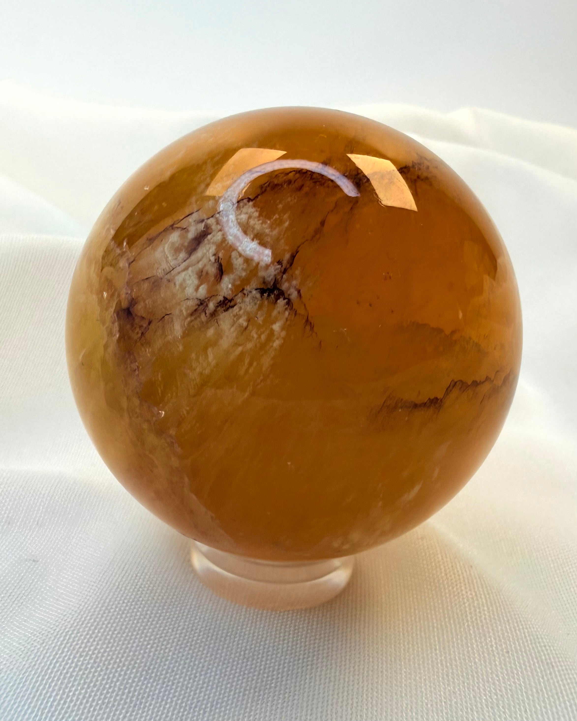 FANDENIVOLDSK OG STORMFULD - KRYSTALKUGLE - UNIKA