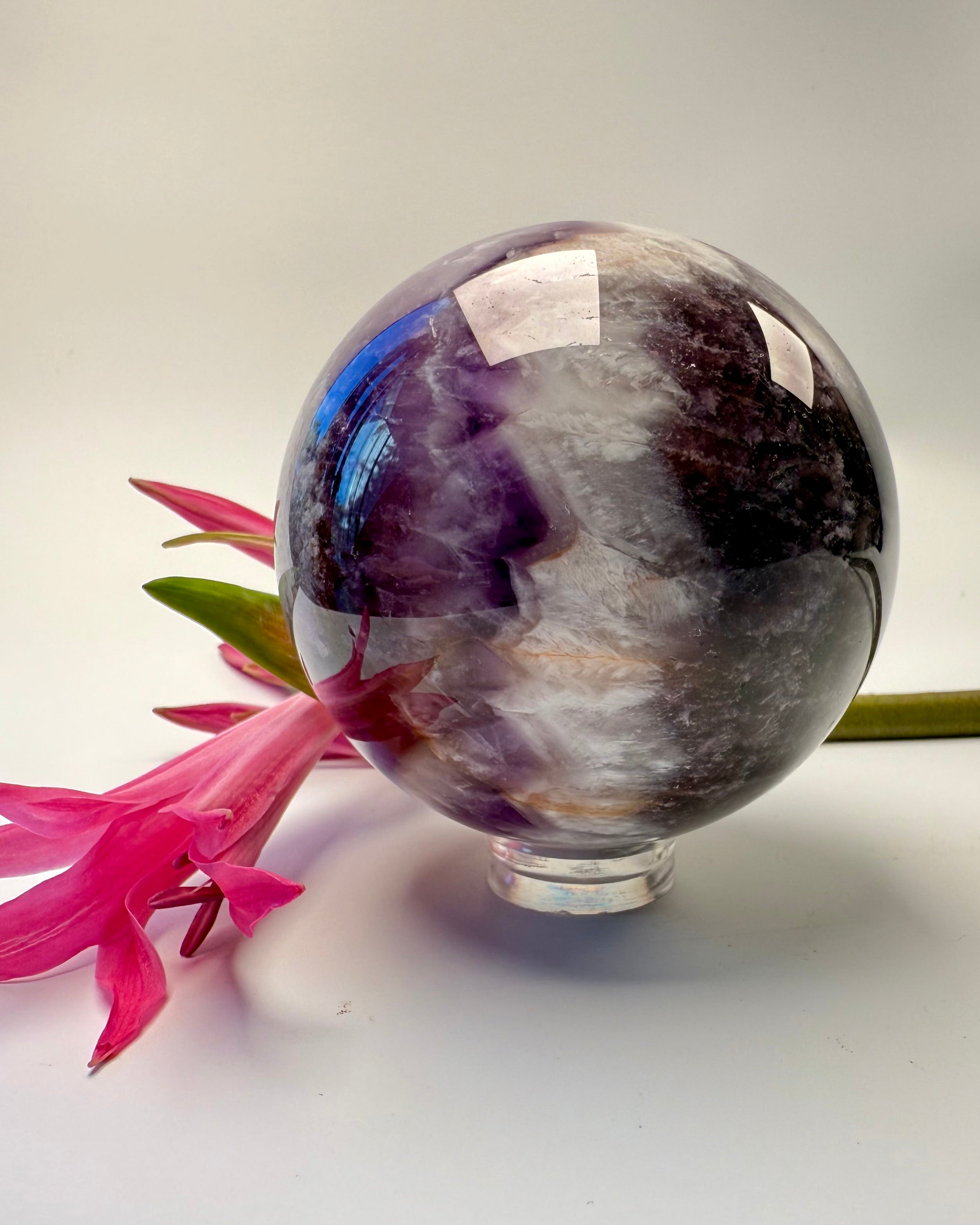 SJÆLENS PULS - KRYSTALKUGLE - UNIKA