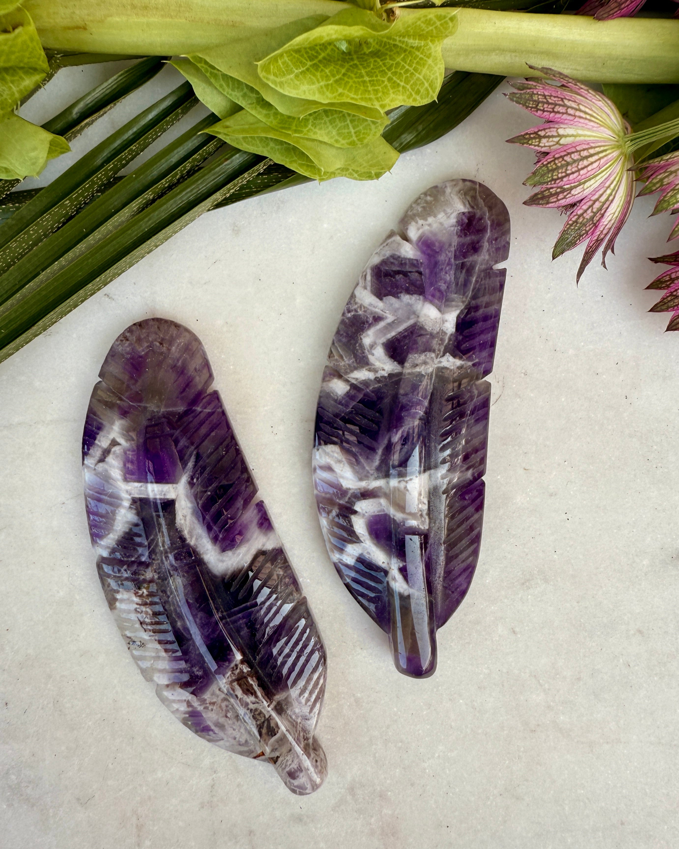 BEKRÆFTIGELSE - FJER - KRYSTAL