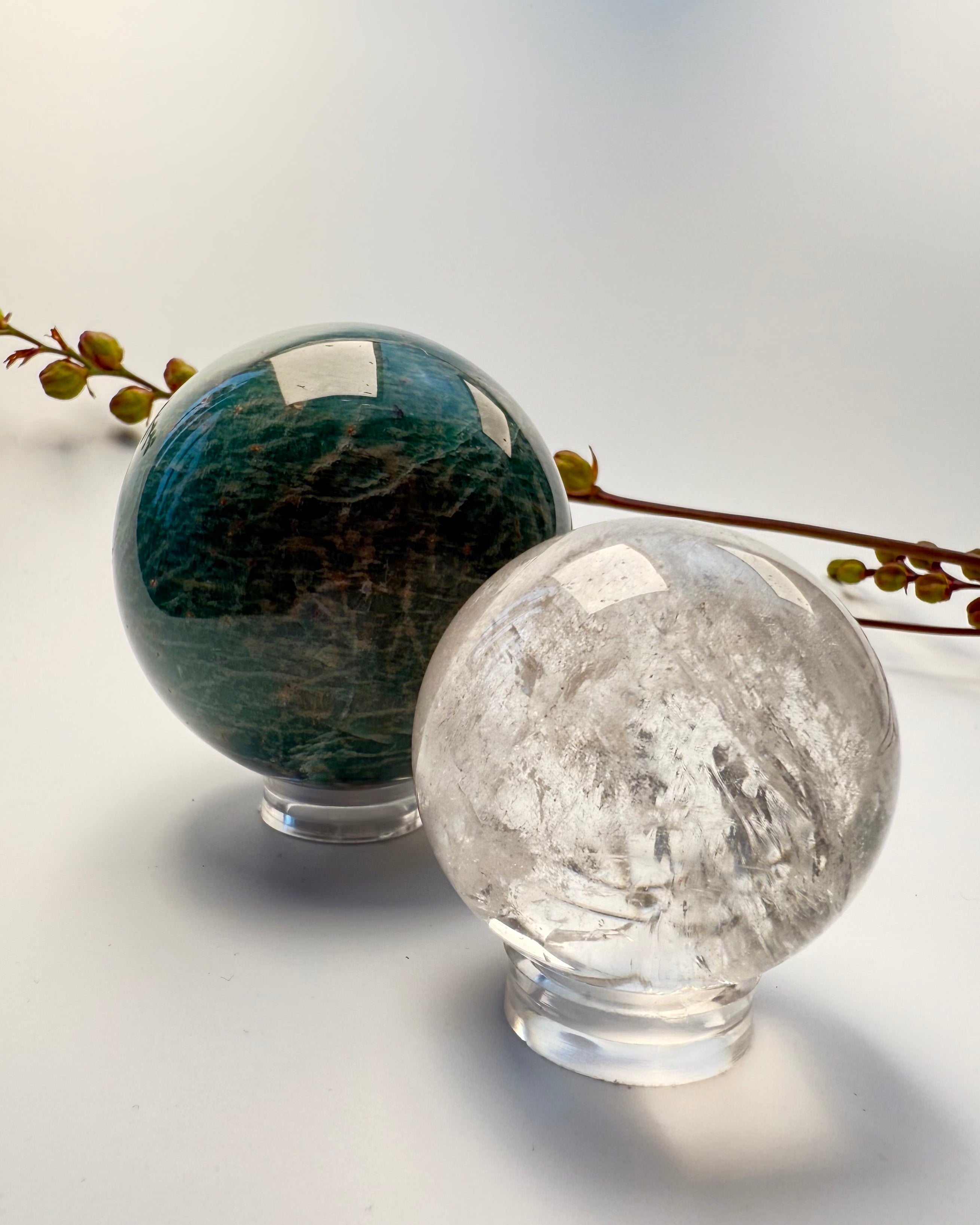 LOVE AND UNDERSTANDING - KRYSTALKUGLEPAR - UNIKA