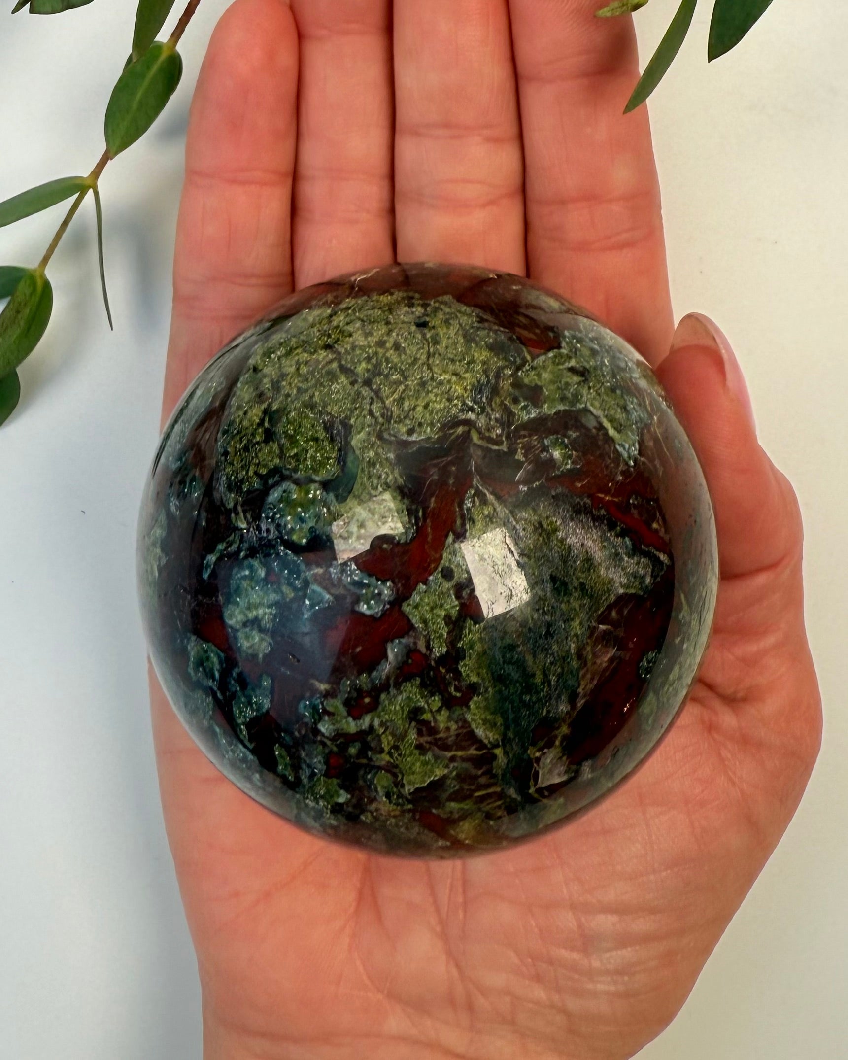 JUNGLENS BLOD - KRYSTALKUGLE - UNIKA