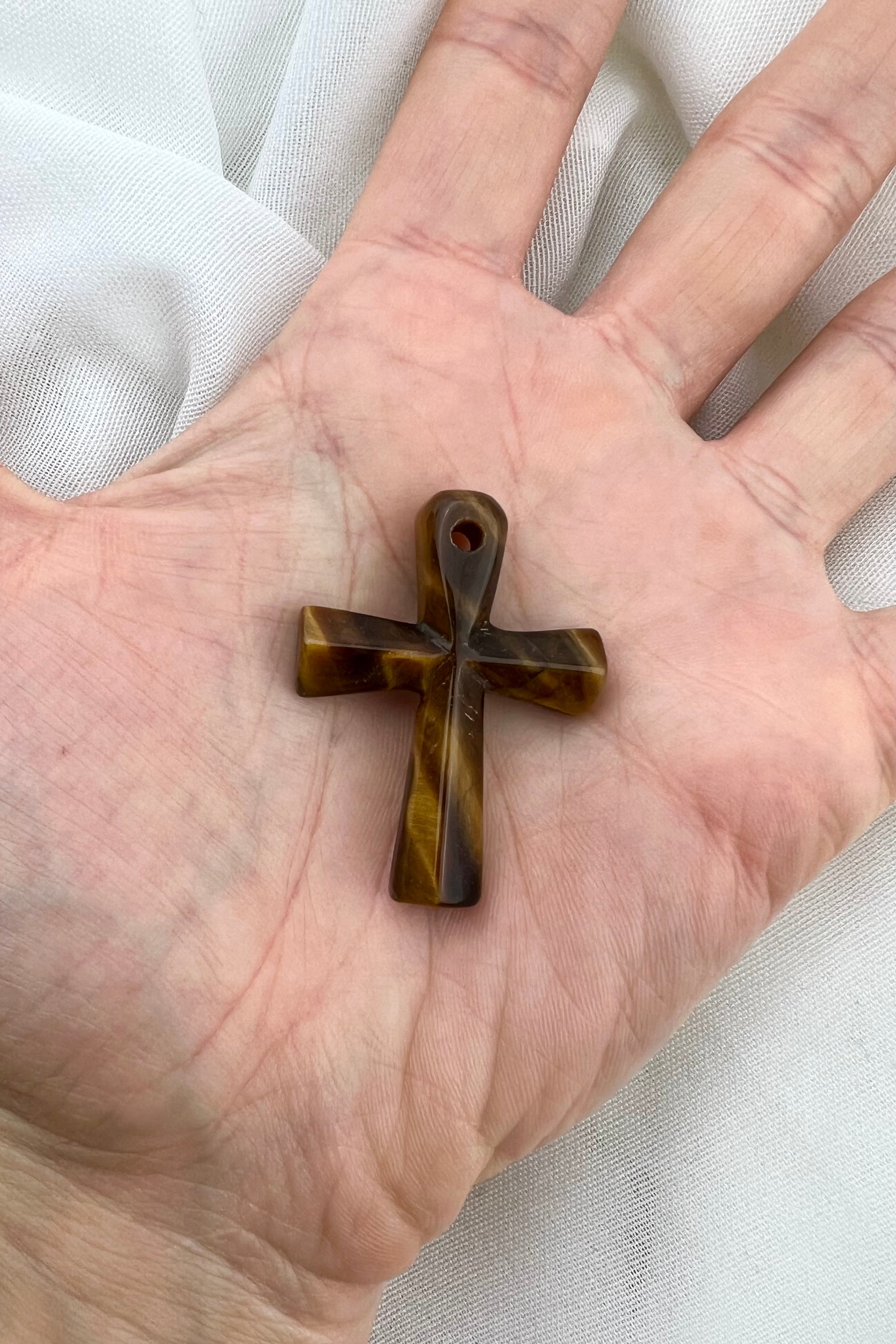 SORGENS KORS - Krystal kors - vedhæng