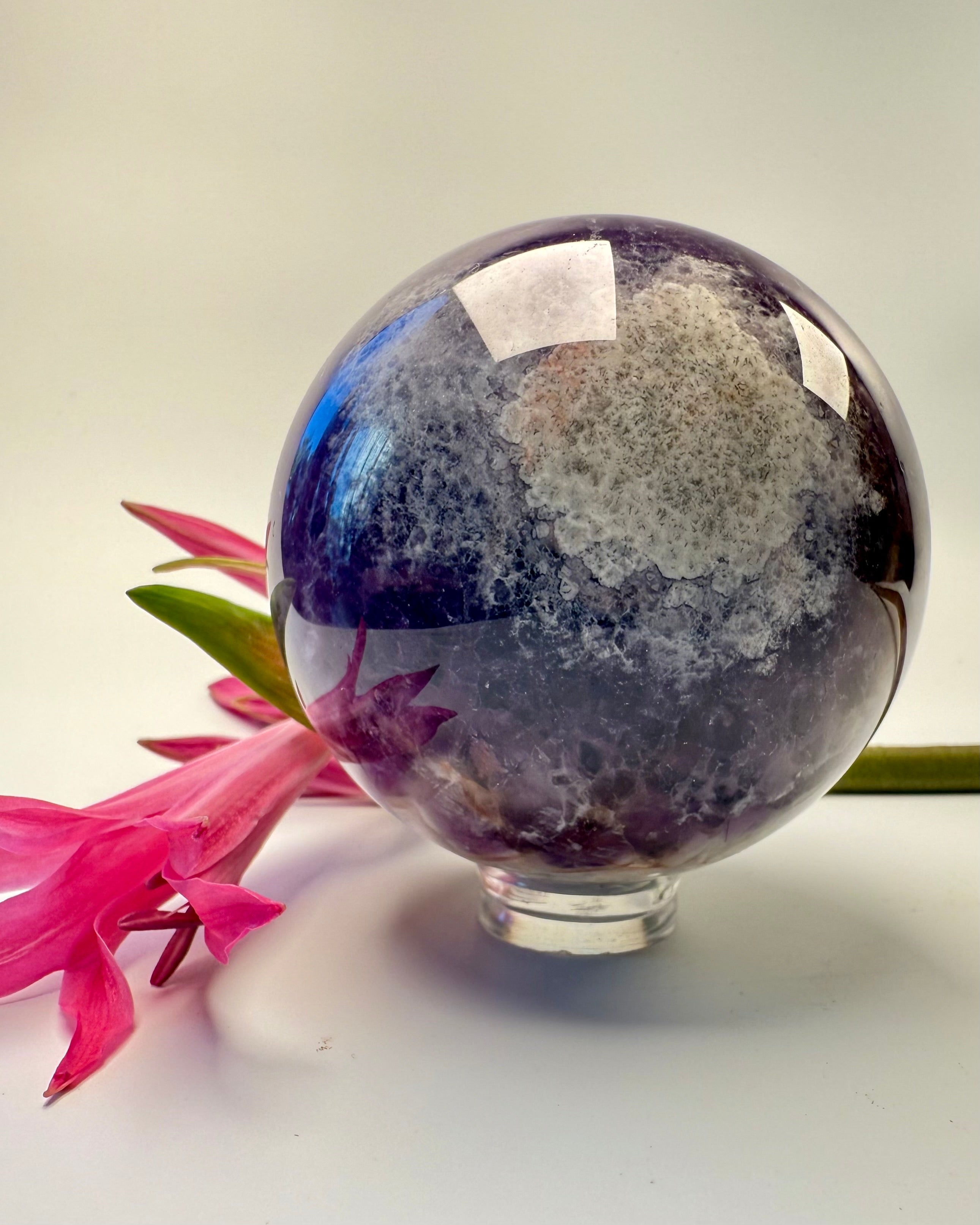 SJÆLENS PULS - KRYSTALKUGLE - UNIKA