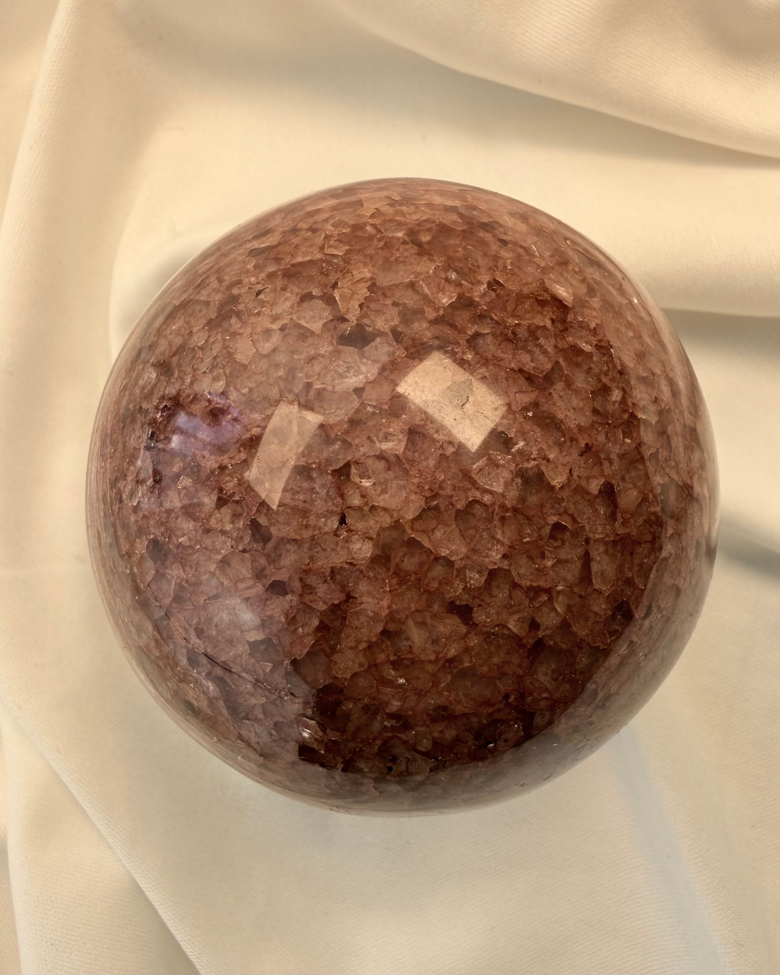 LINDRING AF SMERTE - KRYSTALKUGLE - UNIKA