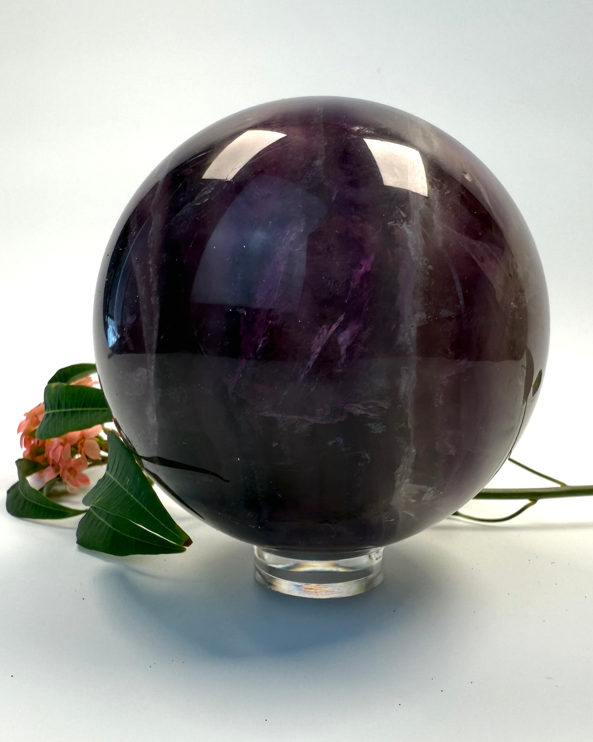 SPIRITUEL VEJVISER - KRYSTALKUGLE - UNIKA