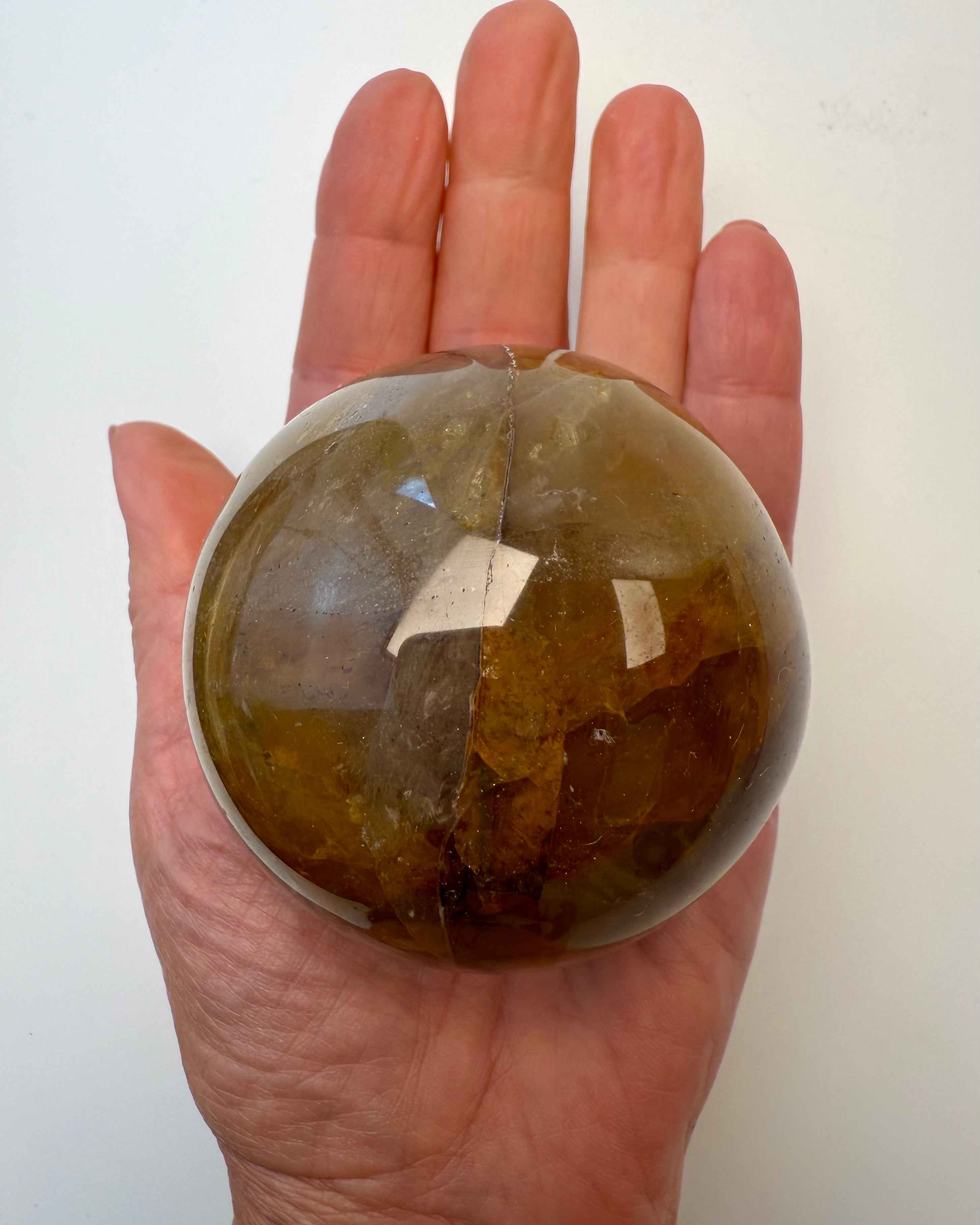 KOSMISK INDSIGT - KRYSTALKUGLE - UNIKA