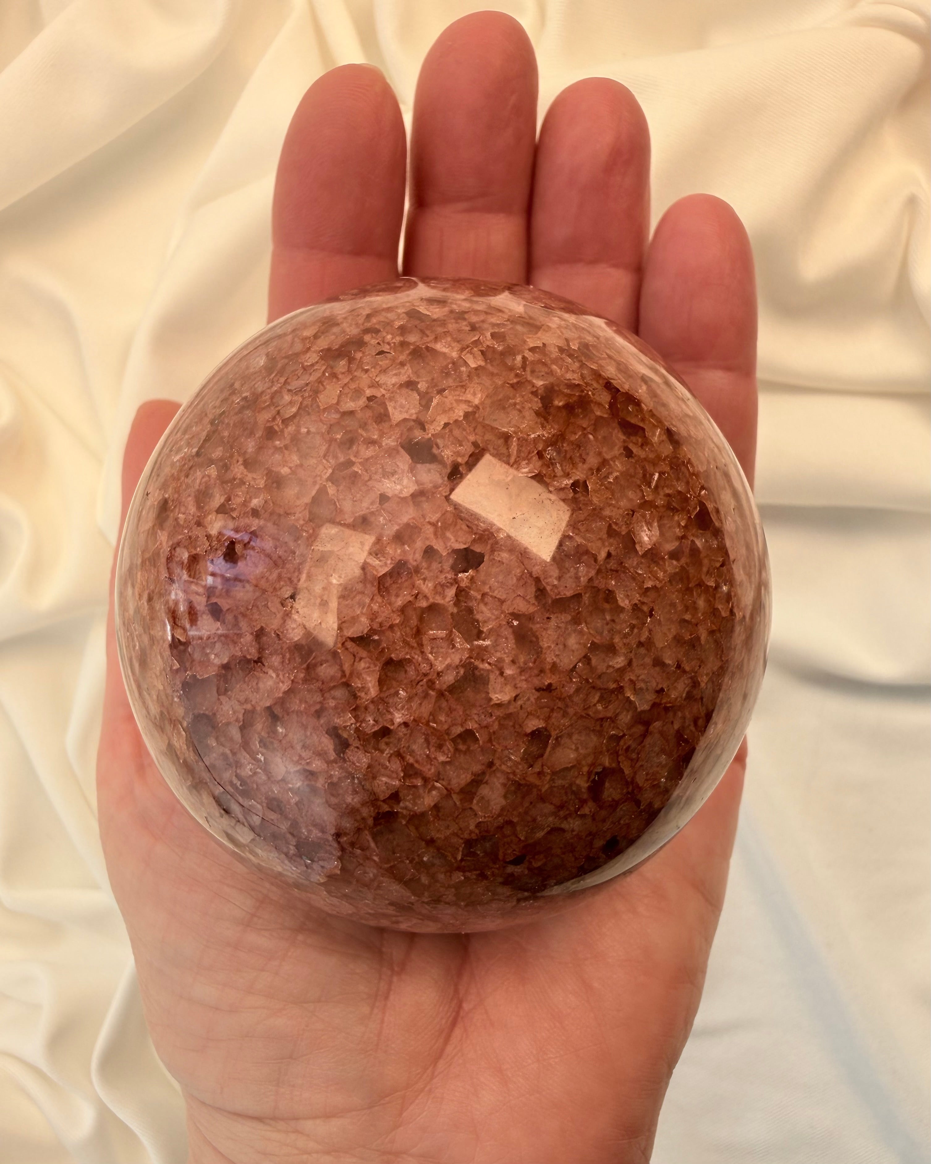 LINDRING AF SMERTE - KRYSTALKUGLE - UNIKA