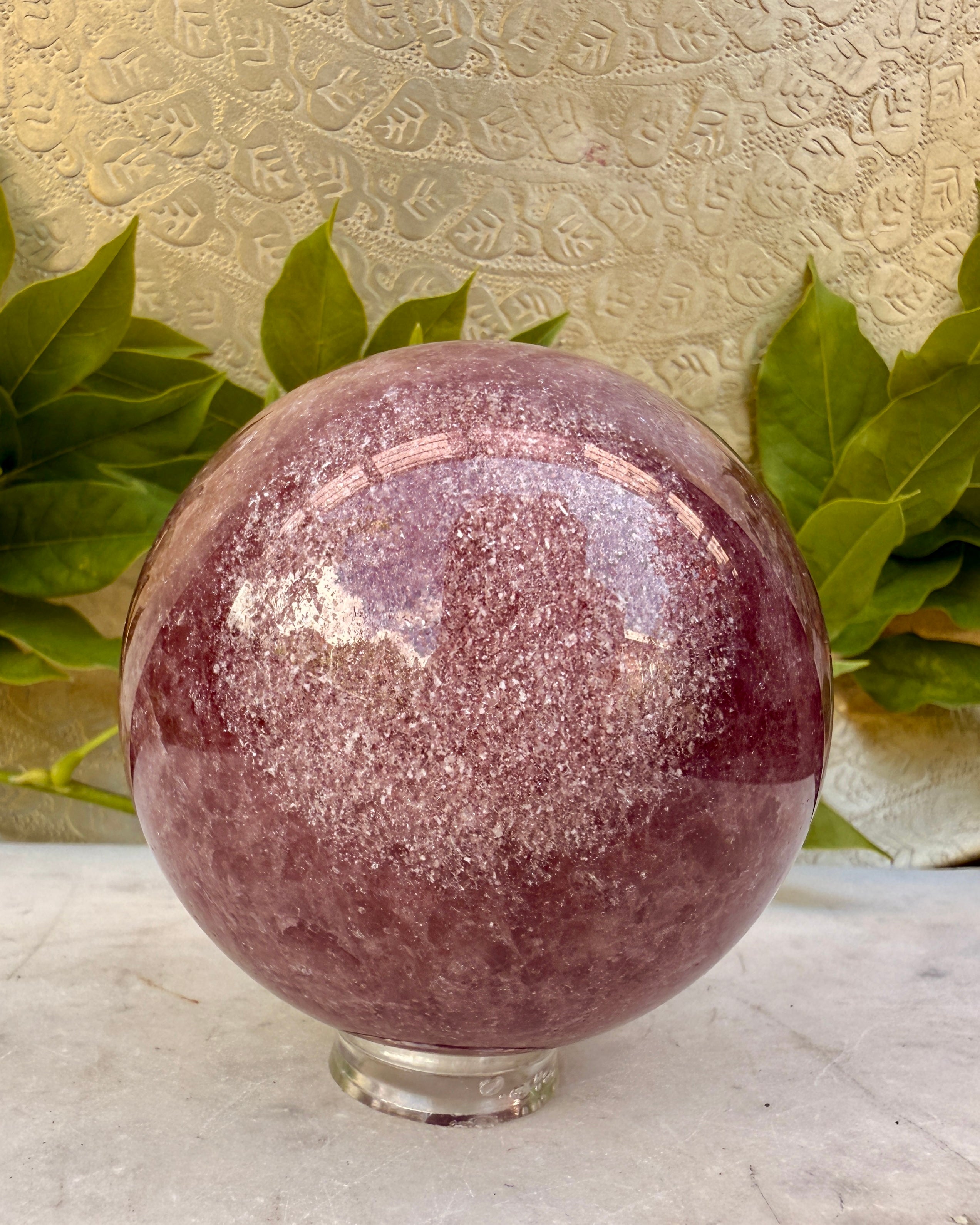 SELVKÆRLIGHED - KRYSTALKUGLE - UNIKA