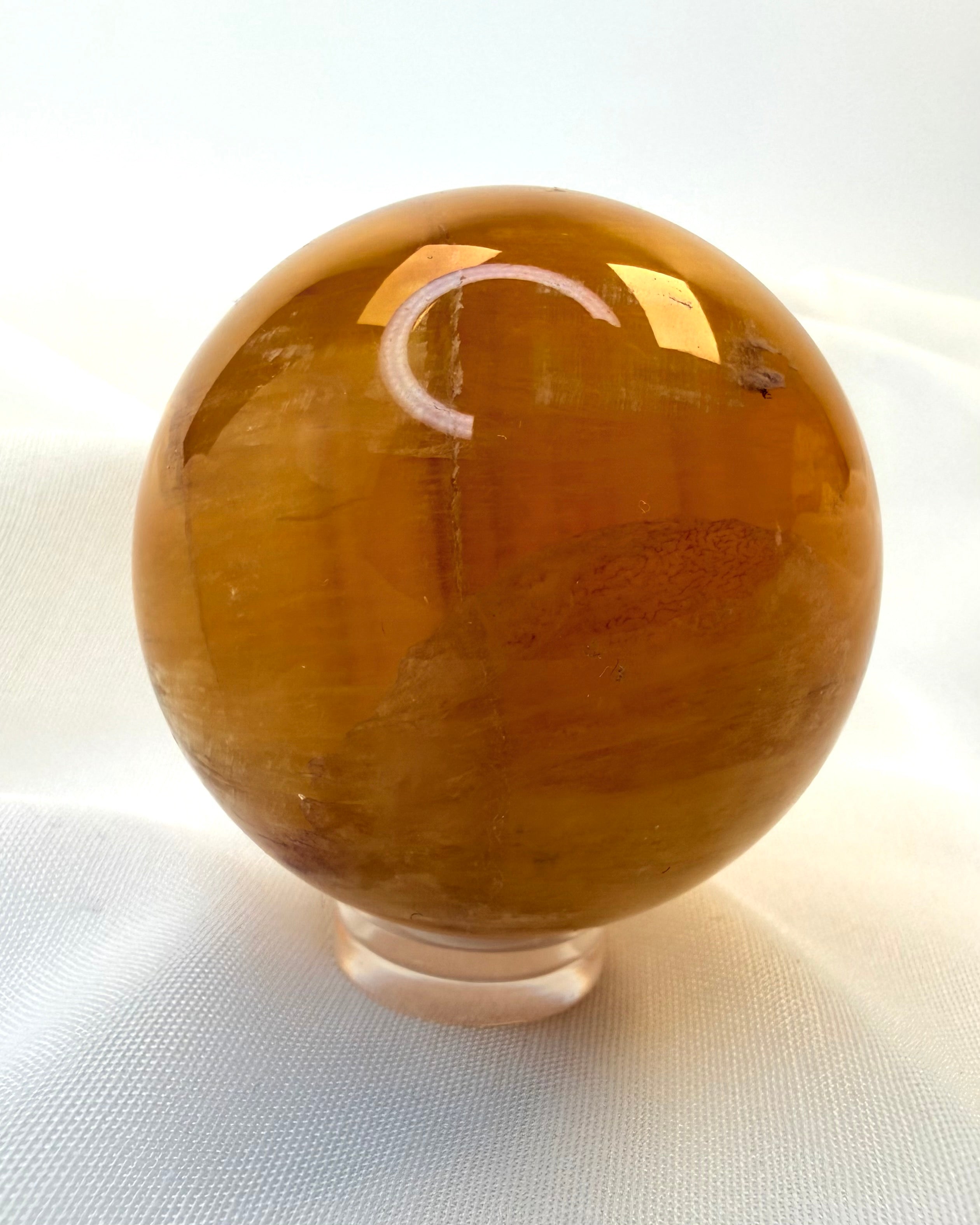 FANDENIVOLDSK OG STORMFULD - KRYSTALKUGLE - UNIKA