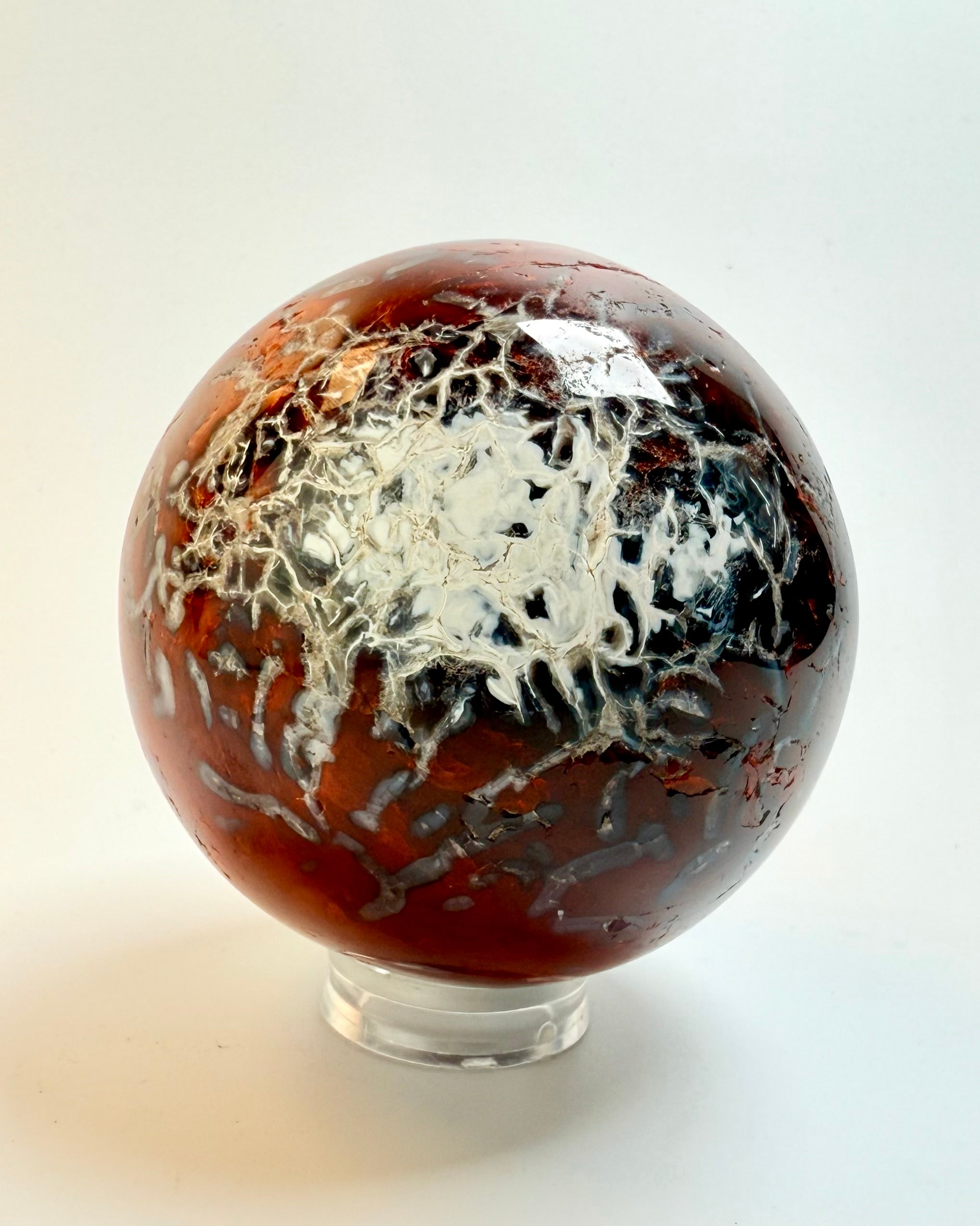 ØJNE I NATTEN - KRYSTALKUGLE - UNIKA