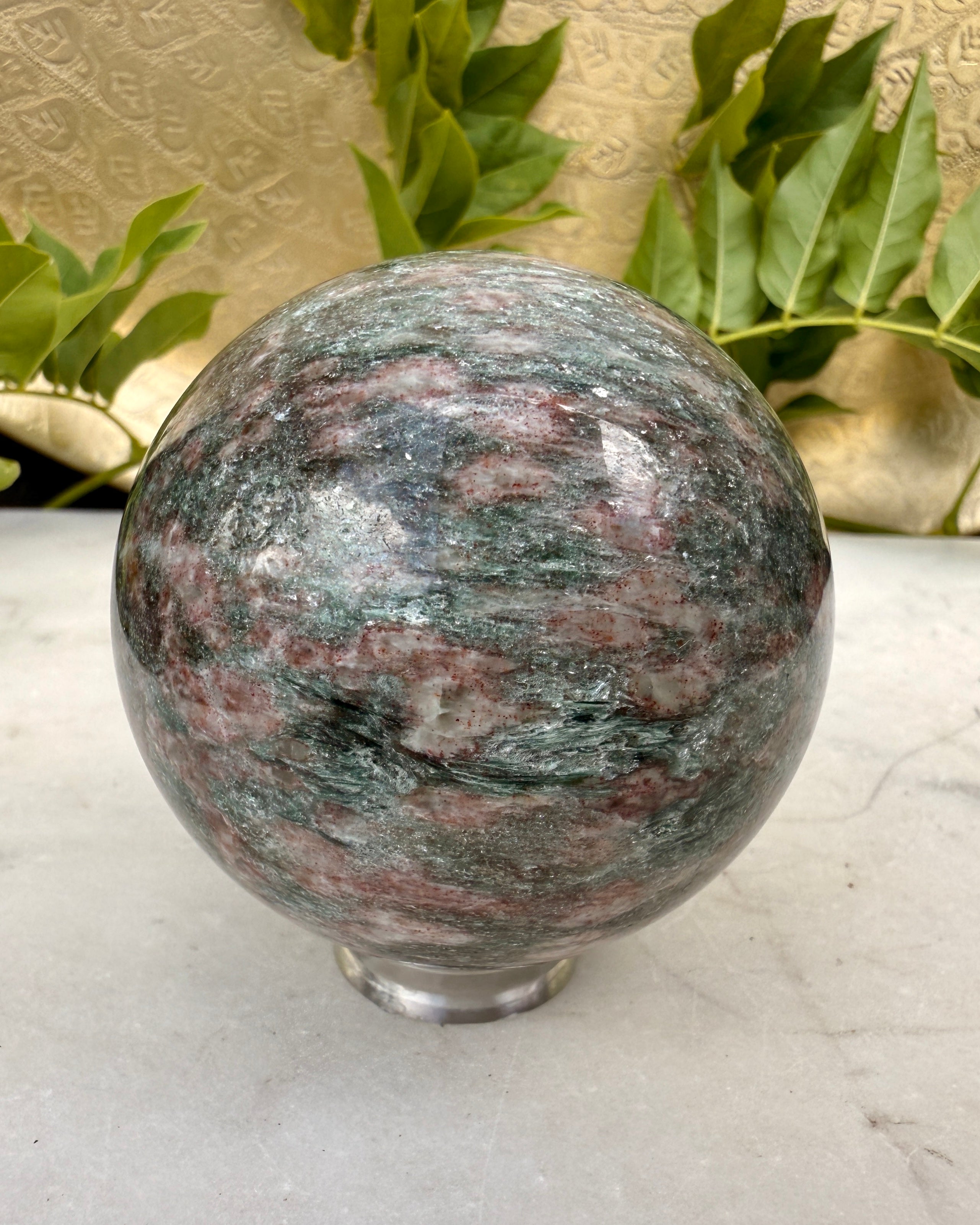 SJÆLENS VISDOM - KRYSTALKUGLE - UNIKA