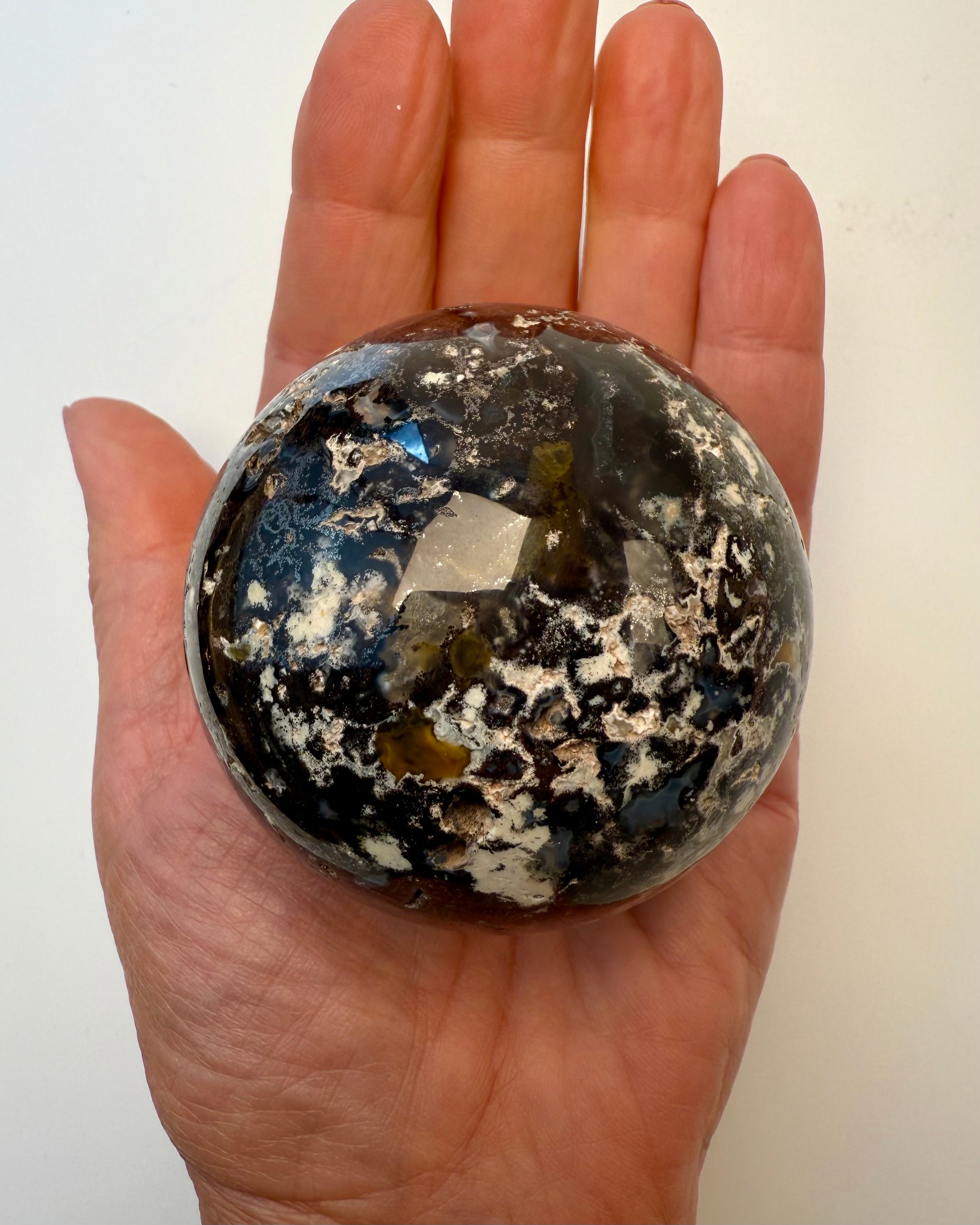 JEG VÆLGER LIVET - KRYSTALKUGLE - UNIKA