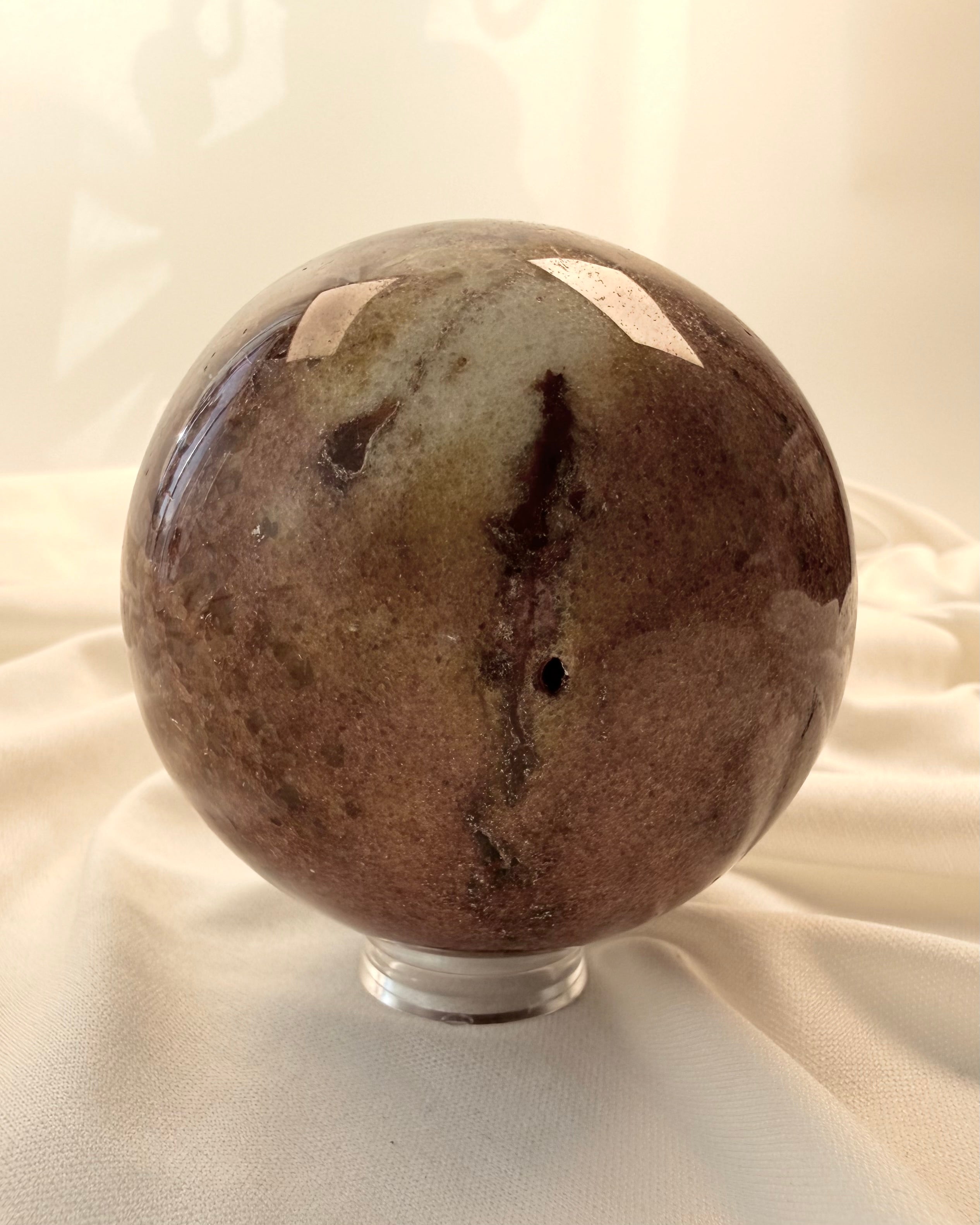 LINDRING AF SMERTE - KRYSTALKUGLE - UNIKA