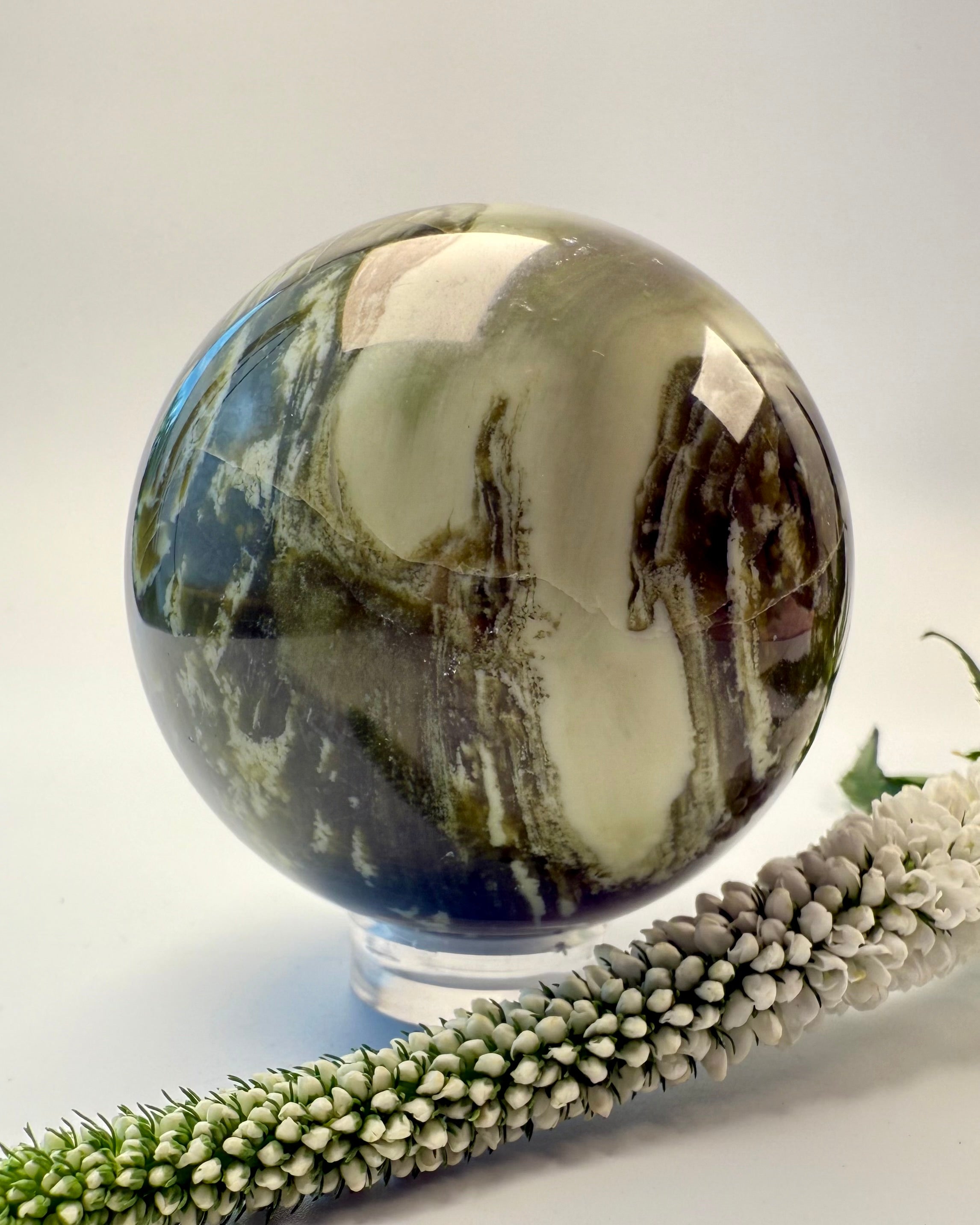 TANKENS KRAFT - KRYSTALKUGLE - UNIKA