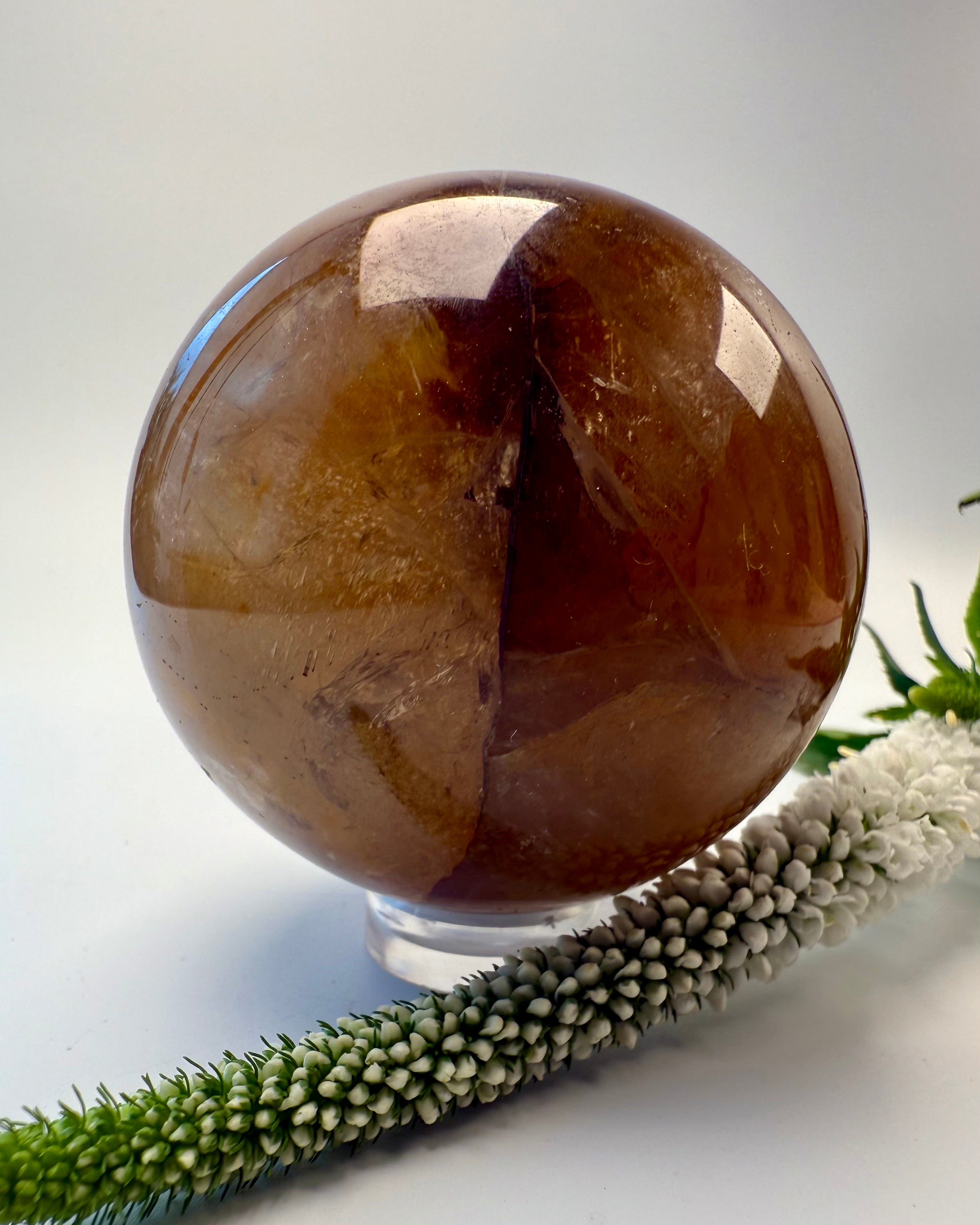 KOSMISK INDSIGT - KRYSTALKUGLE - UNIKA