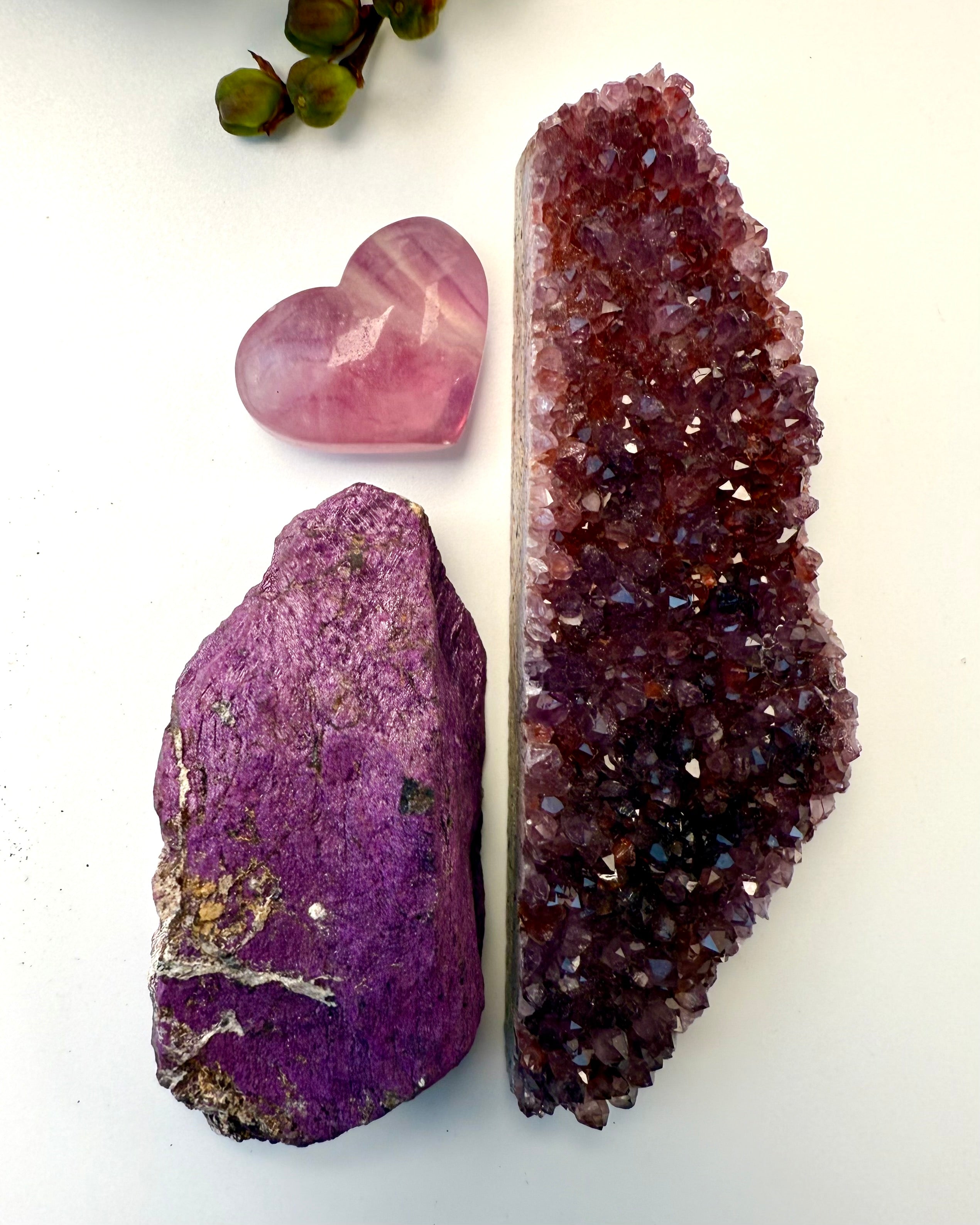 FOCUS ON WHAT MAKES YOUR HEART SMILE - KRYSTALSÆT - UNIKA