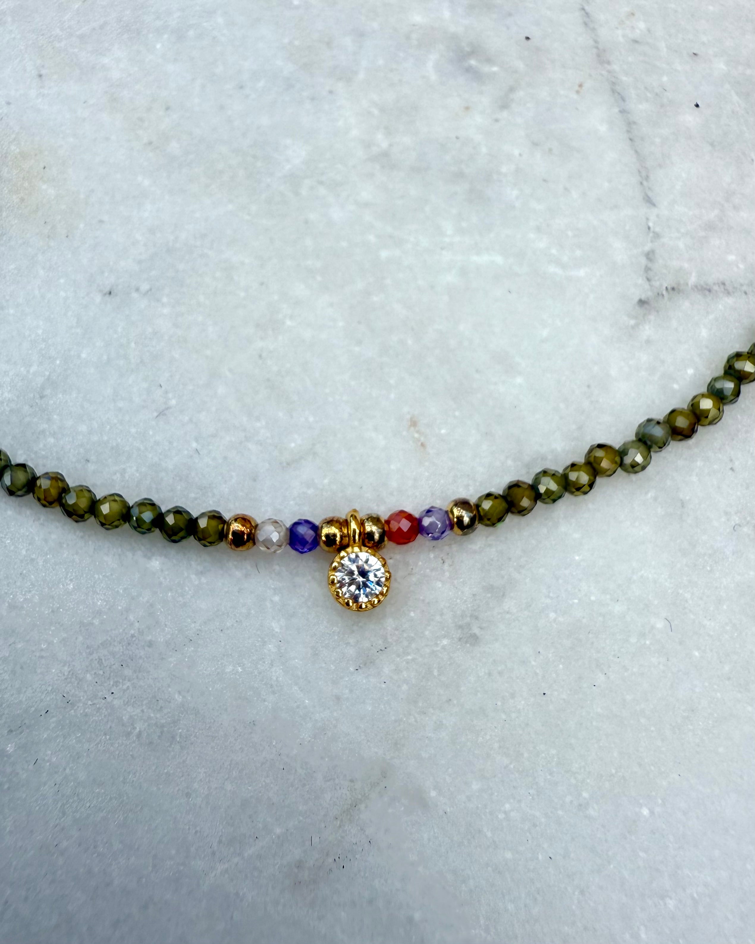 SLUT FRED MED DIN USIKKERHED - HALSKÆDE - UNIKA