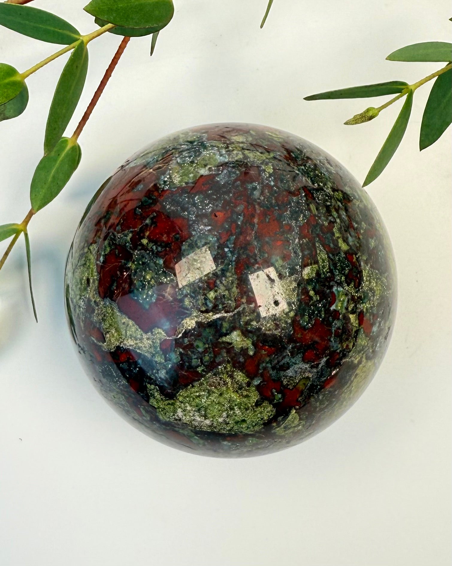 JUNGLENS BLOD - KRYSTALKUGLE - UNIKA